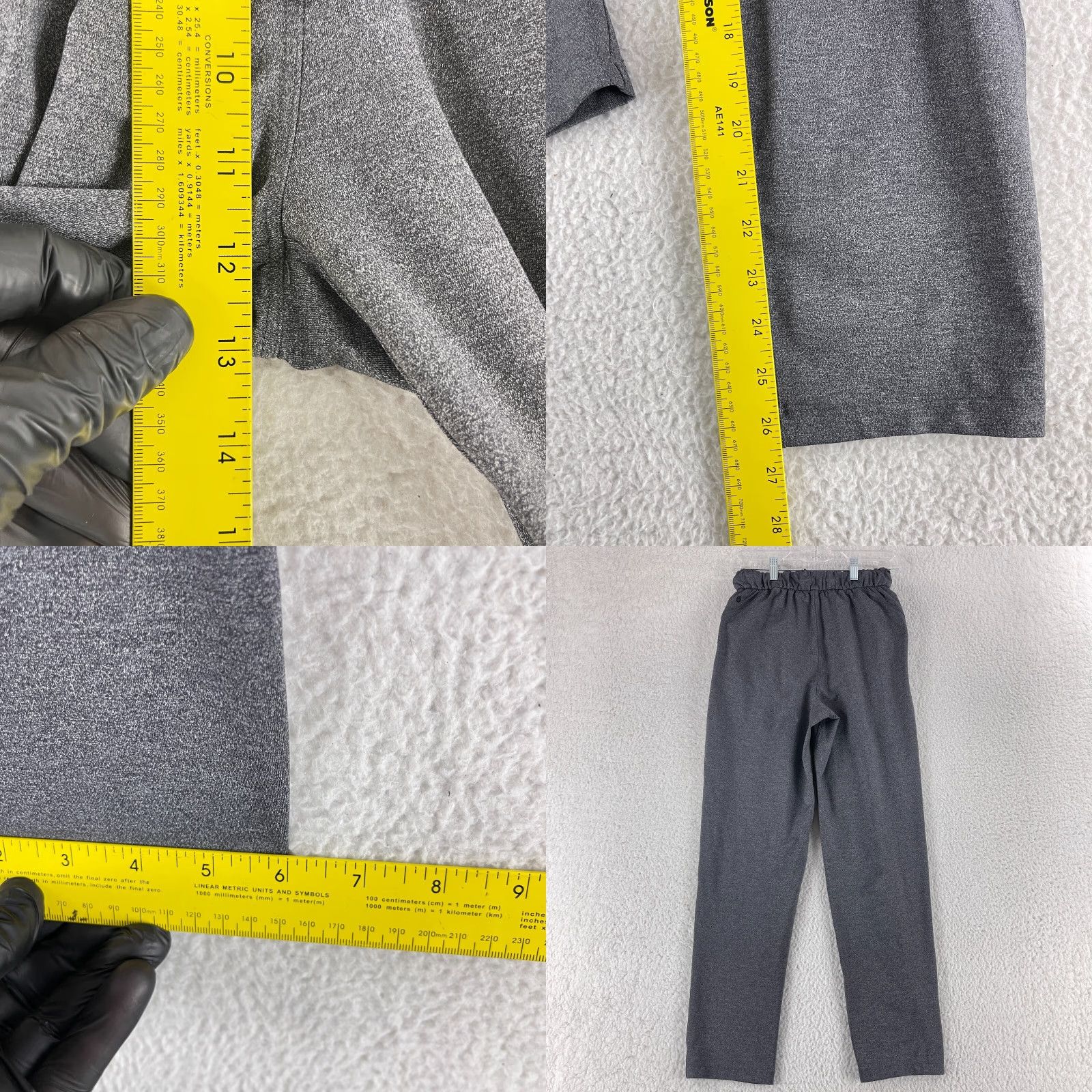 Lululemon Lululemon Keep Moving 7/8 Pants Womens Drawstring Athletic Size 4 Gray Size 42" / US 20 - 8 Thumbnail