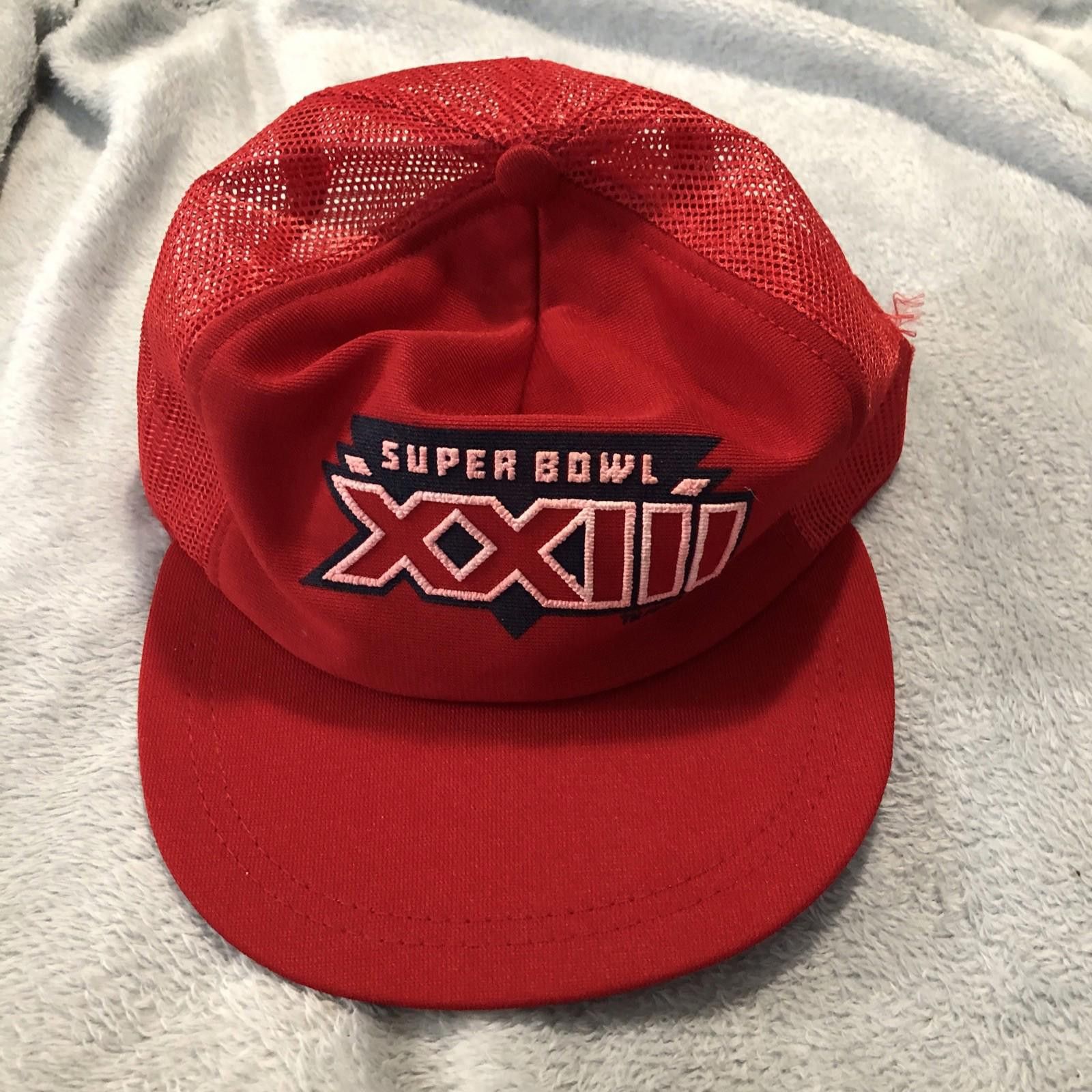 Harry Winston Super Bowl XXIII Hat Rope Mesh Foam Trucker Cap Winston 1988 Size ONE SIZE - 1 Thumbnail