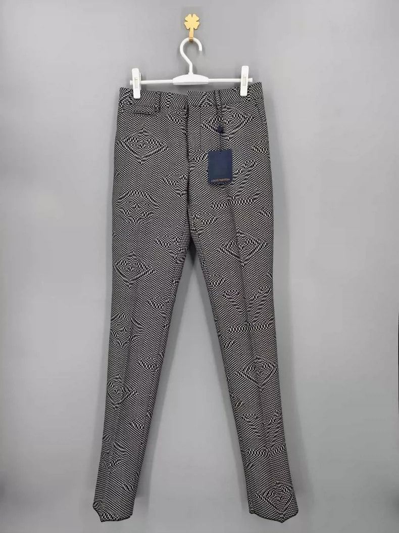 Louis Vuitton Louis Vuitton Houndstooth presbyopic trousers Size US 38 / EU 54 - 1 Thumbnail