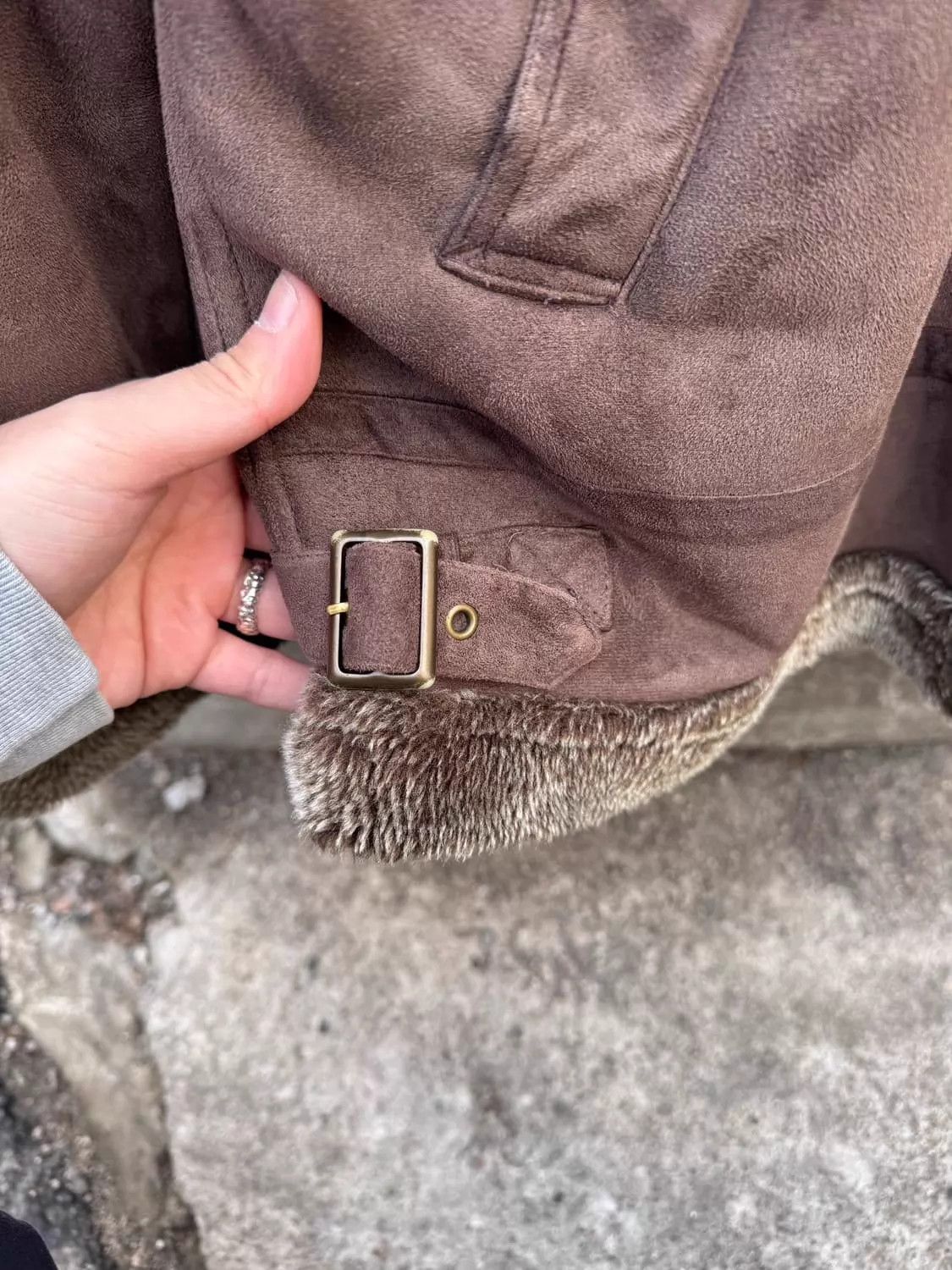 Kansai Yamamoto KANSAI YAMAMOTO Vintage Shearling Strap Coat Camel Size US XXL / EU 58 / 5 - 3 Thumbnail