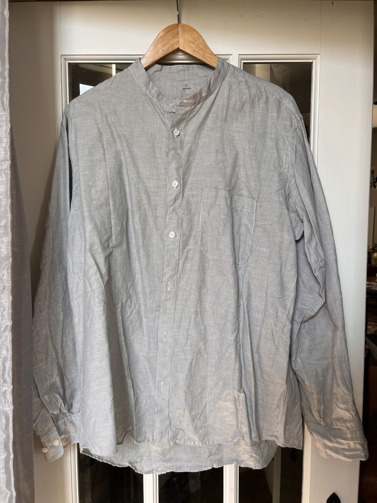 Muji China collar shirt Size US L / EU 52-54 / 3 - 1 Thumbnail