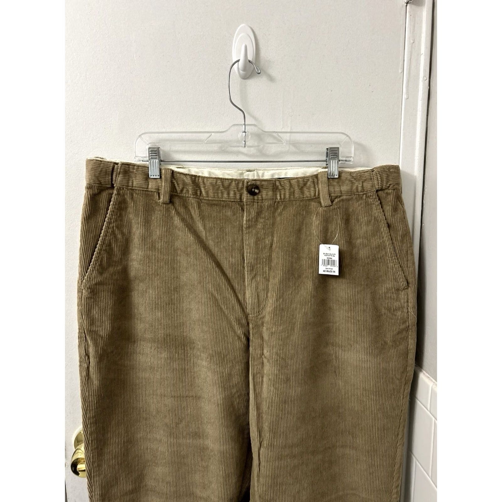 Vintage VINTAGE LL Bean Country Corduroy Pants Mens 40x30 Tan Comfort Waist Trousers NWT 502864 Size US 40 / EU 56 - 2 Thumbnail