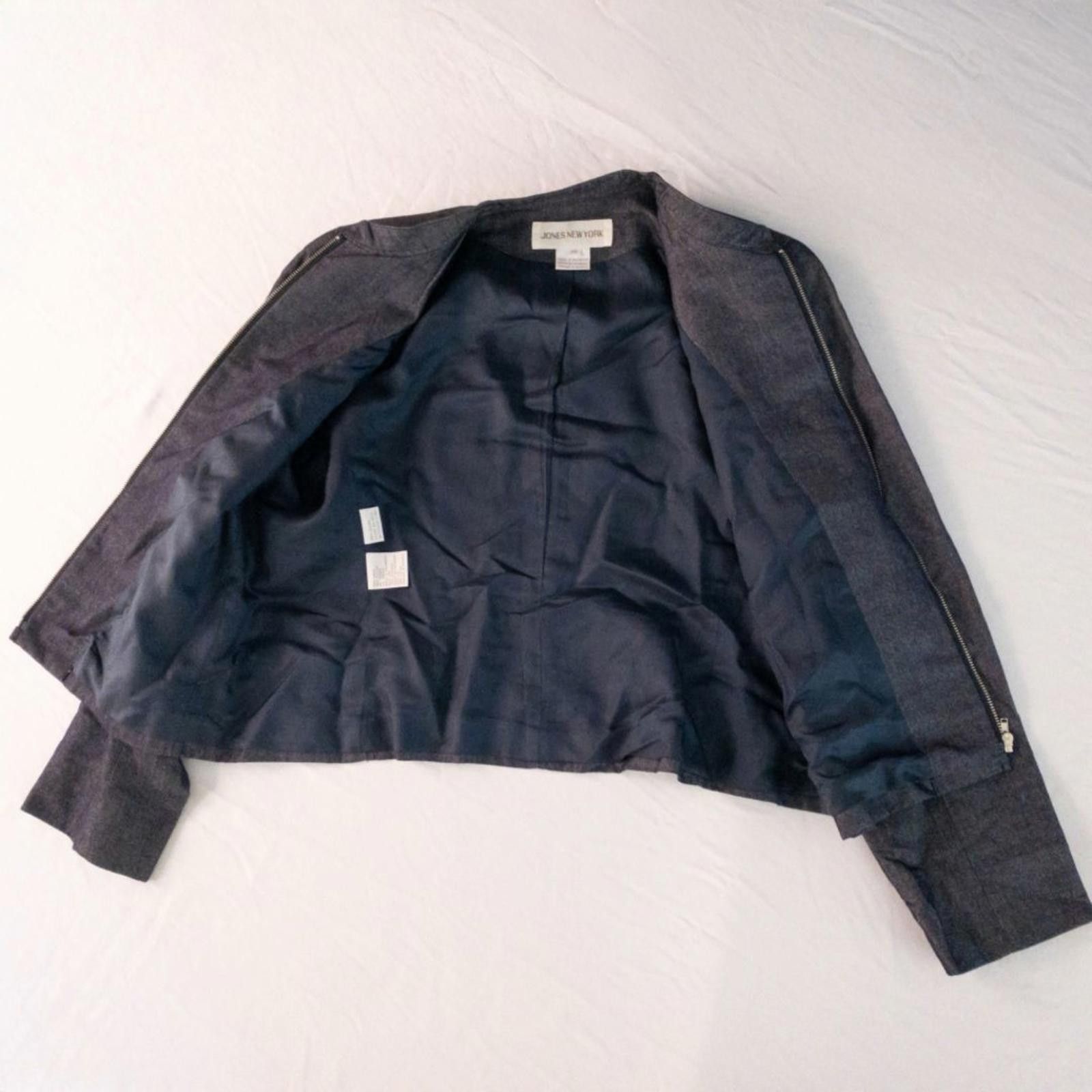 Jones New York Jones New York Vintage Blue Solid Jacket Womens 14 Size L / US 10 / IT 46 - 5 Thumbnail