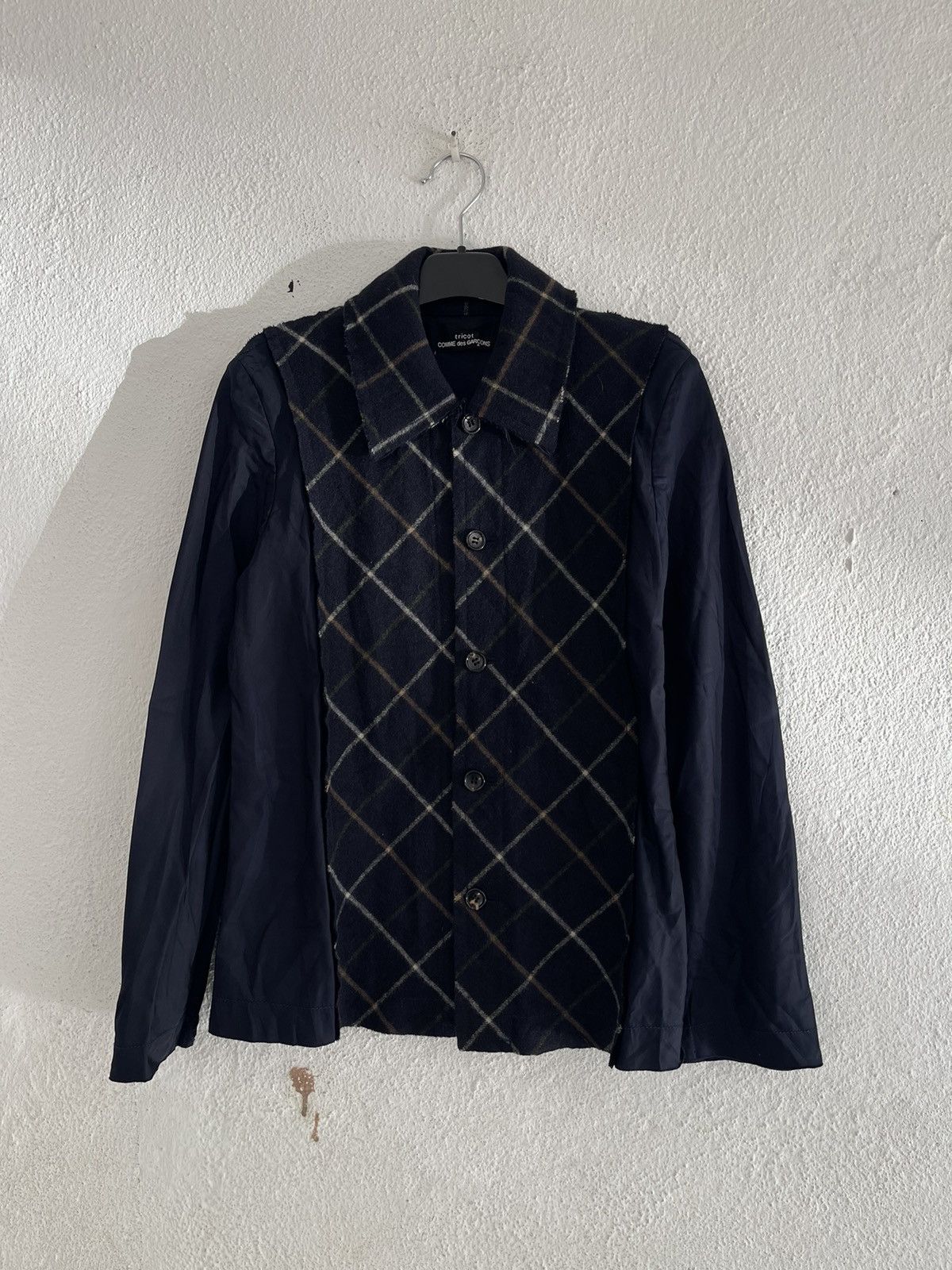 Tricot Comme des Garcons AD2002 Tricot Comme Des Garcons Hybrid Laine Button Shirt Size M / US 6-8 / IT 42-44 - 1 Thumbnail