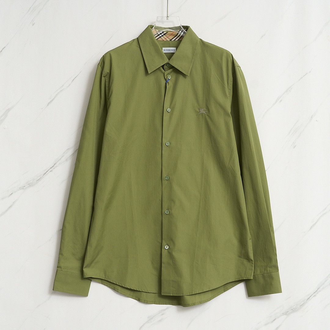 Burberry Burberry Men's Check Embroidered Shirt Size US L / EU 52-54 / 3 - 1 Thumbnail
