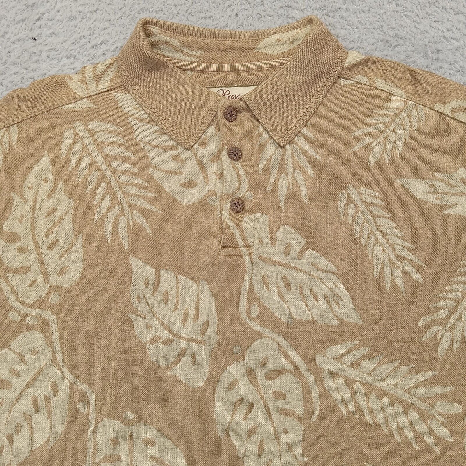 & Other Stories Pusser's Hawaiian Polo Shirt M Mens Golf Floral Silk Size US M / EU 48-50 / 2 - 2 Thumbnail
