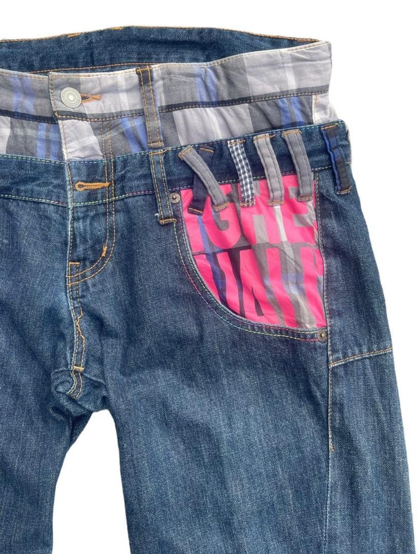 Japanese Brand Japanese Brand Double Waist Jeans Size US 33 - 8 Thumbnail