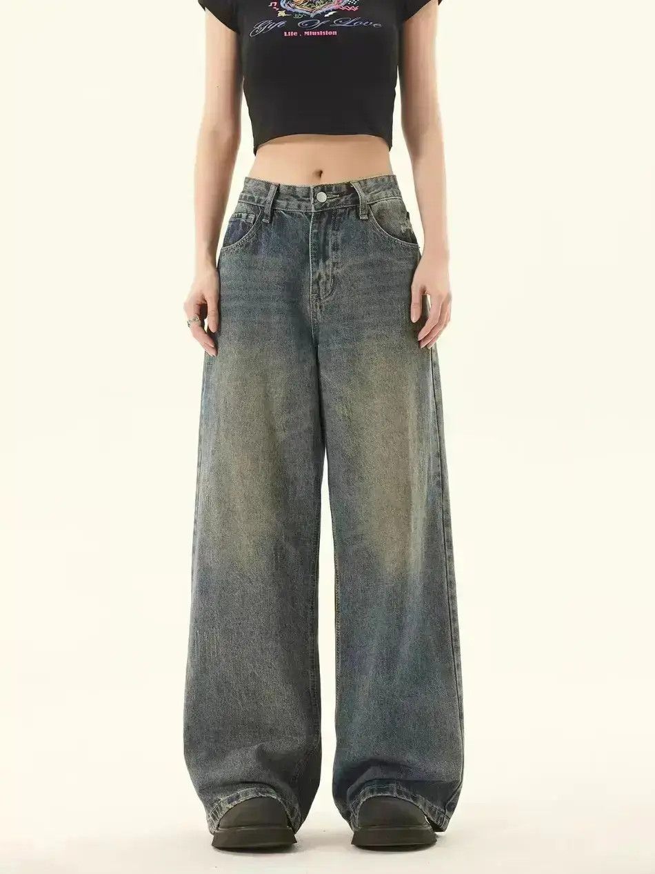 Japanese Brand washed faded tie dye gradient punk hiphop jeans Size US 30 / EU 46 - 2 Thumbnail