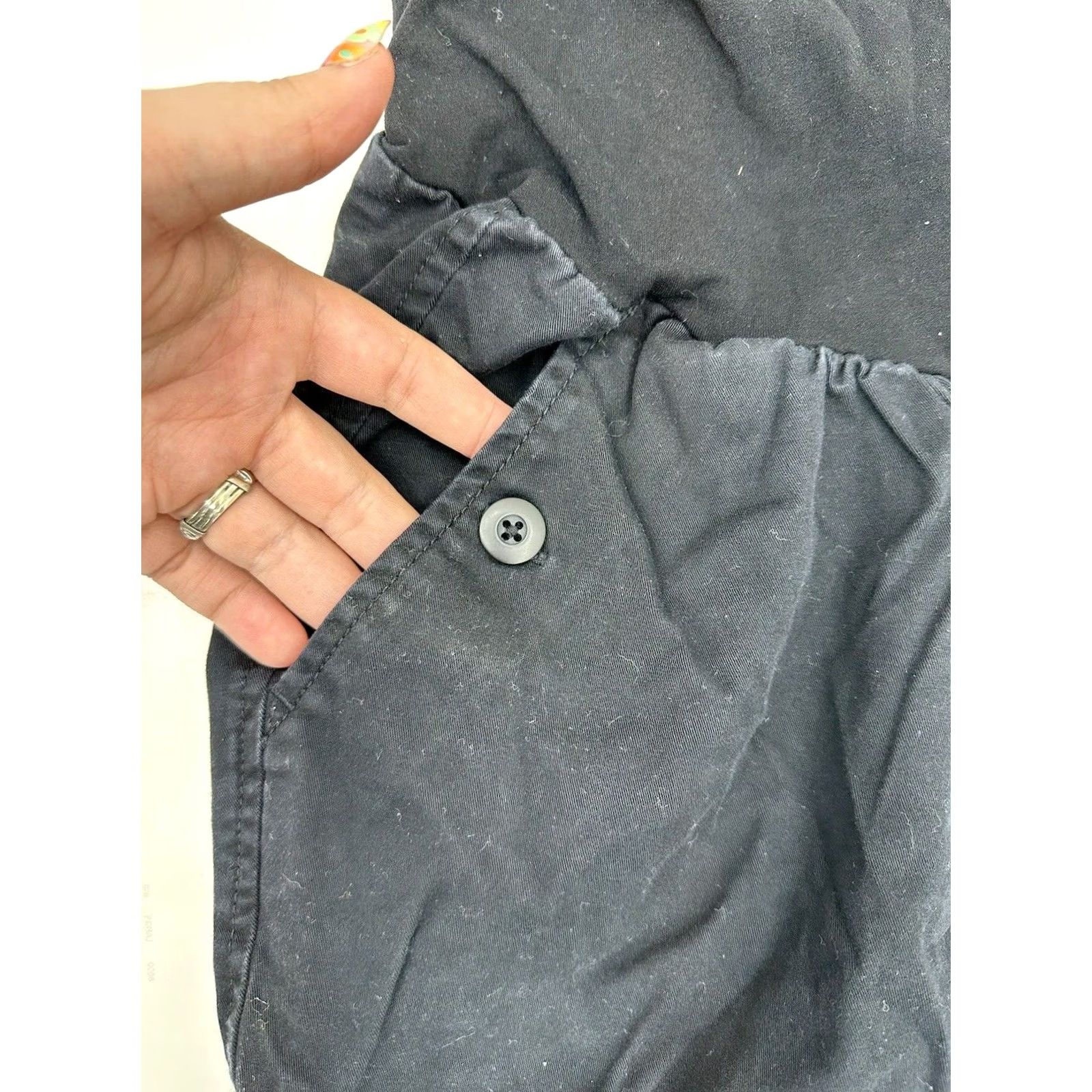 MoMA Oh! Momma Black Bermuda Shorts Size Small Womens Size 28" / US 6 / IT 42 - 2 Thumbnail