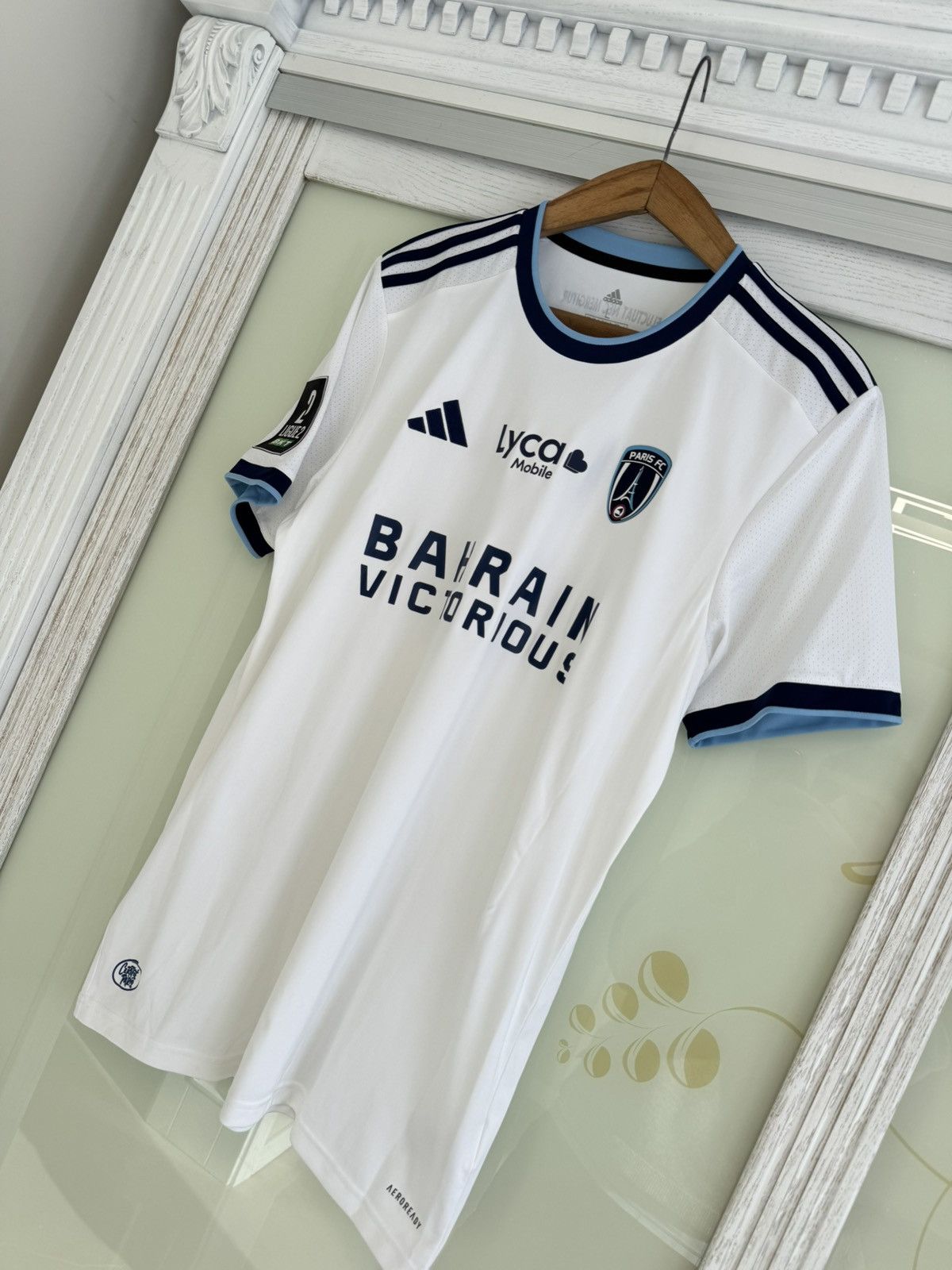 Adidas Krasso #11 Paris FC 2024-2025 Away Soccer Jersey Shirt Kit Size US L / EU 52-54 / 3 - 4 Thumbnail