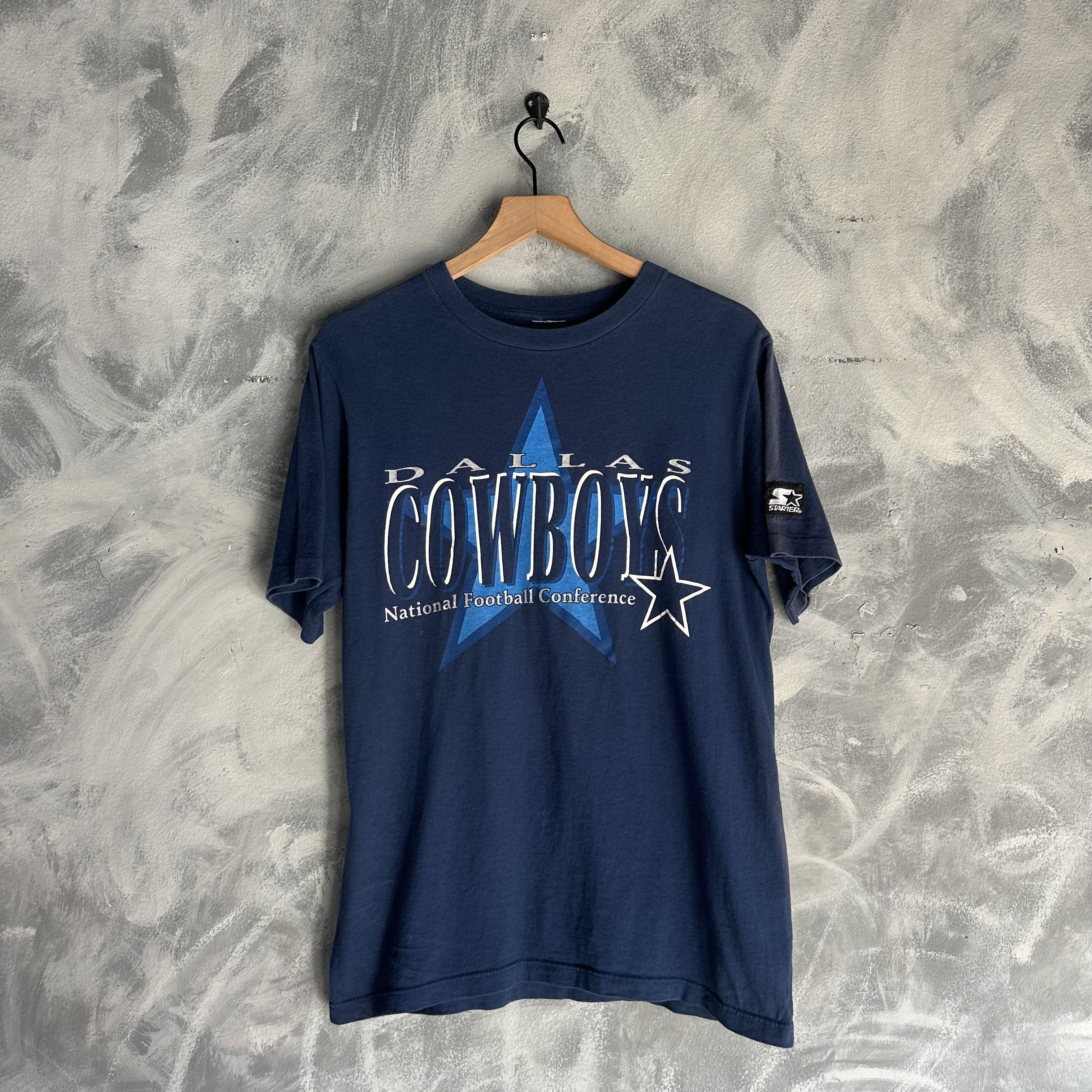 Starter Vintage Dallas Cowboys Starter T Shirt Mens M Star Size US M / EU 48-50 / 2 - 1 Thumbnail