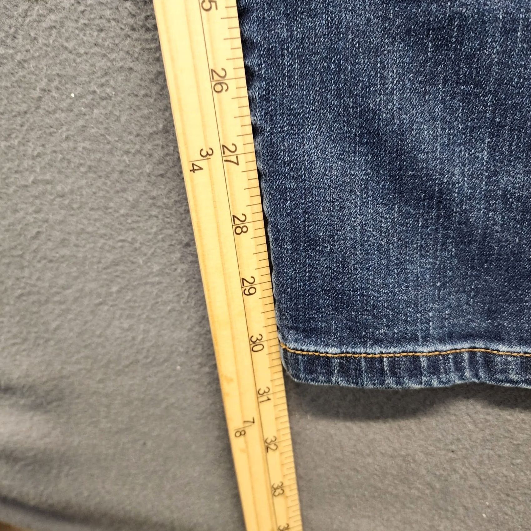 Ralph Lauren VINTAGE Ralph Lauren Jeans Co LRL Women 14W Blue Denim Stretch Mid Rise Straight Leg Size 25" / US 0 / IT 36 - 7 Thumbnail