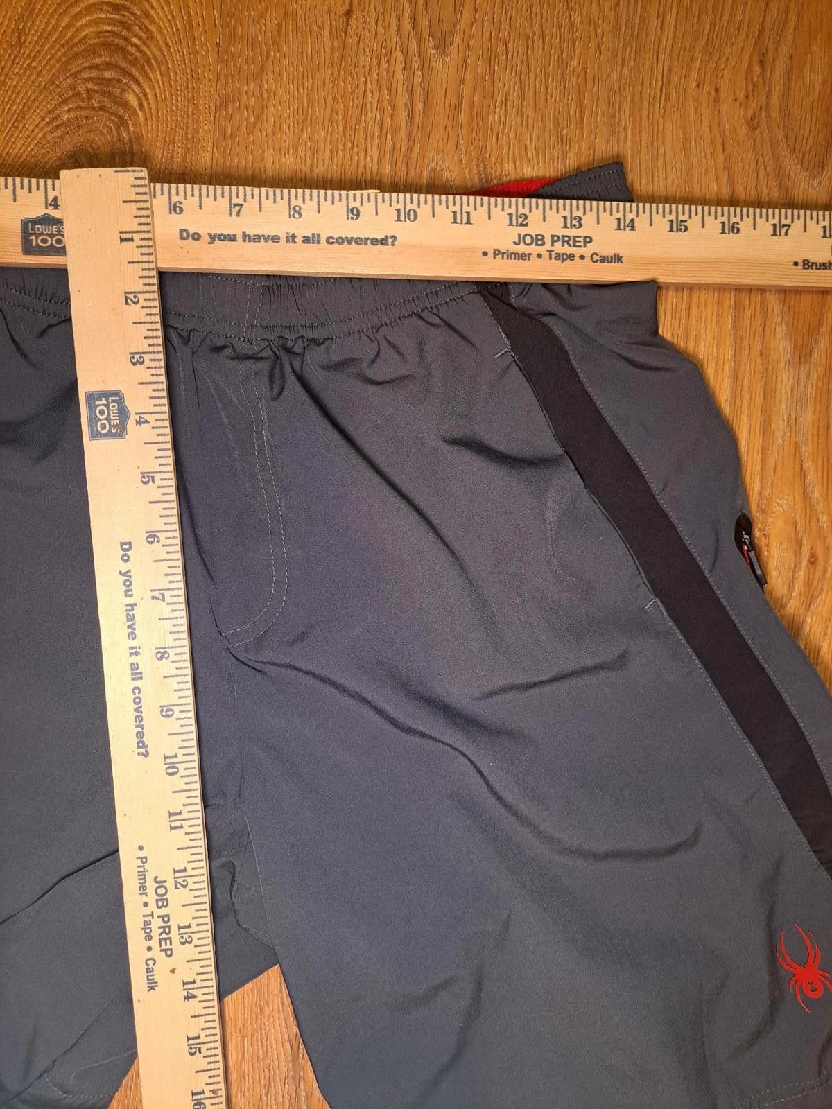 Spyder Spyder Active Athletic Shorts Mens Medium Gray Drawstring Size US 32 / EU 48 - 7 Thumbnail