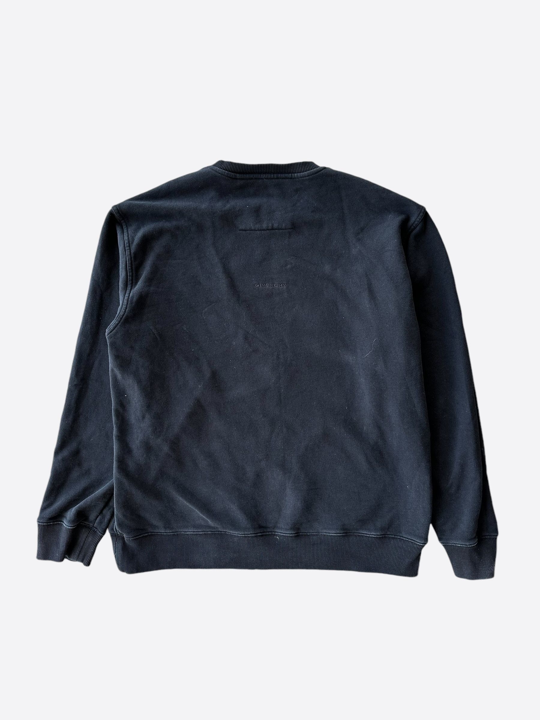 Givenchy Givenchy Black Mini Embroidered Logo Sweater Size US XXL / EU 58 / 5 - 2 Thumbnail