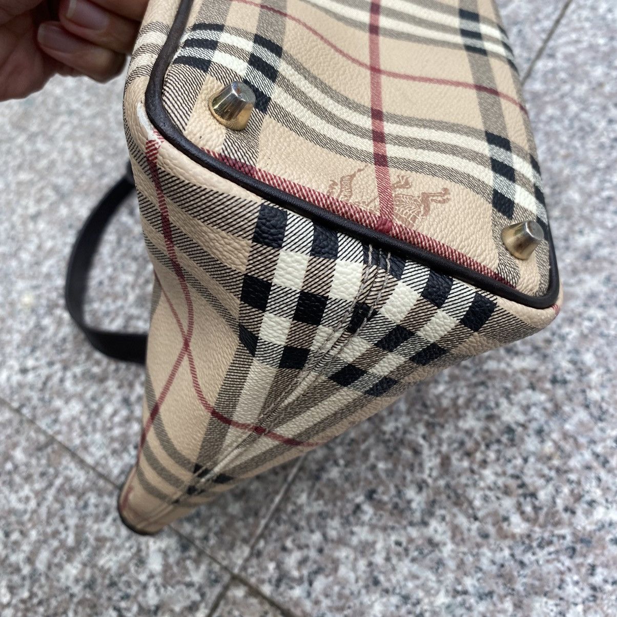 Burberry Burberry haymarket tote bag Size ONE SIZE - 11 Thumbnail
