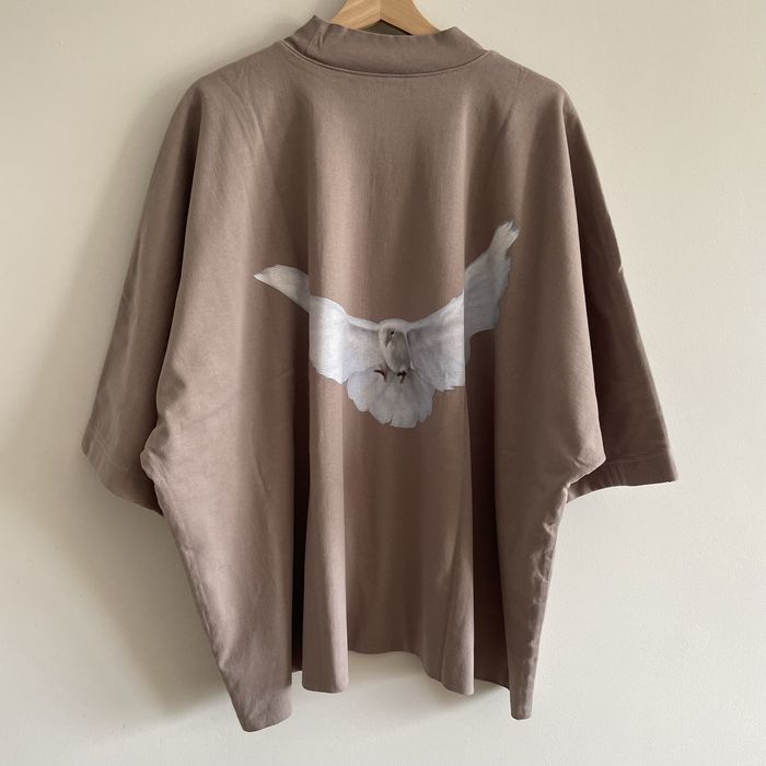 Balenciaga Yeezy Gap By Balenciaga No Seam Crop Boxy Dove Tee