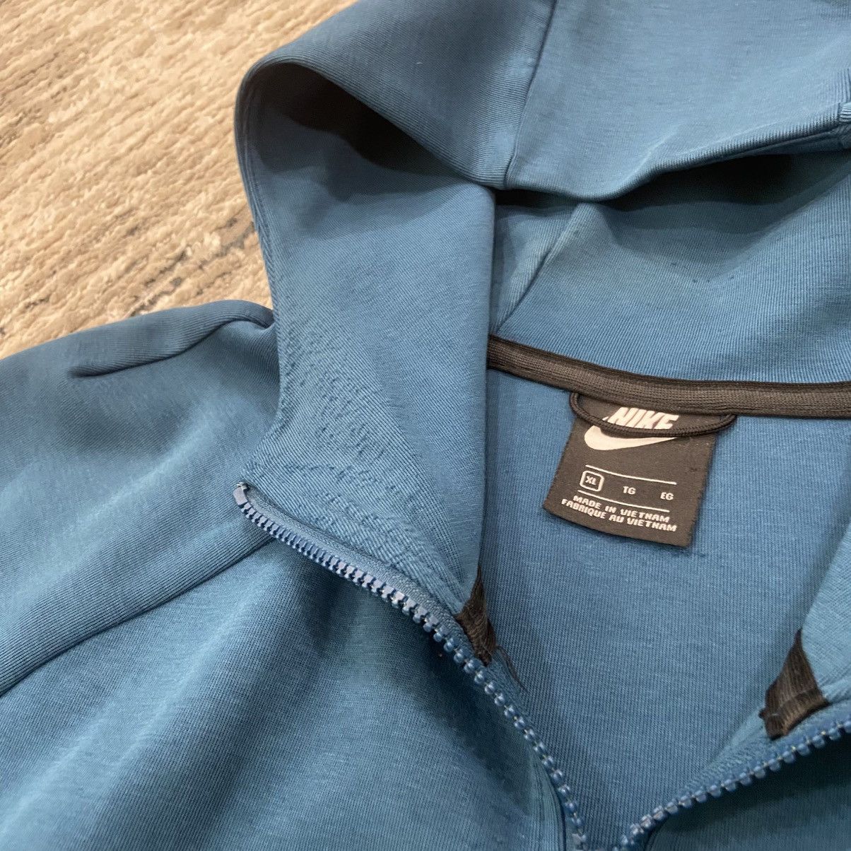 Nike Nike Tech Fleece Full Zip Hoodie Rare Old Season Blue Men XL Size US XL / EU 56 / 4 - 4 Thumbnail