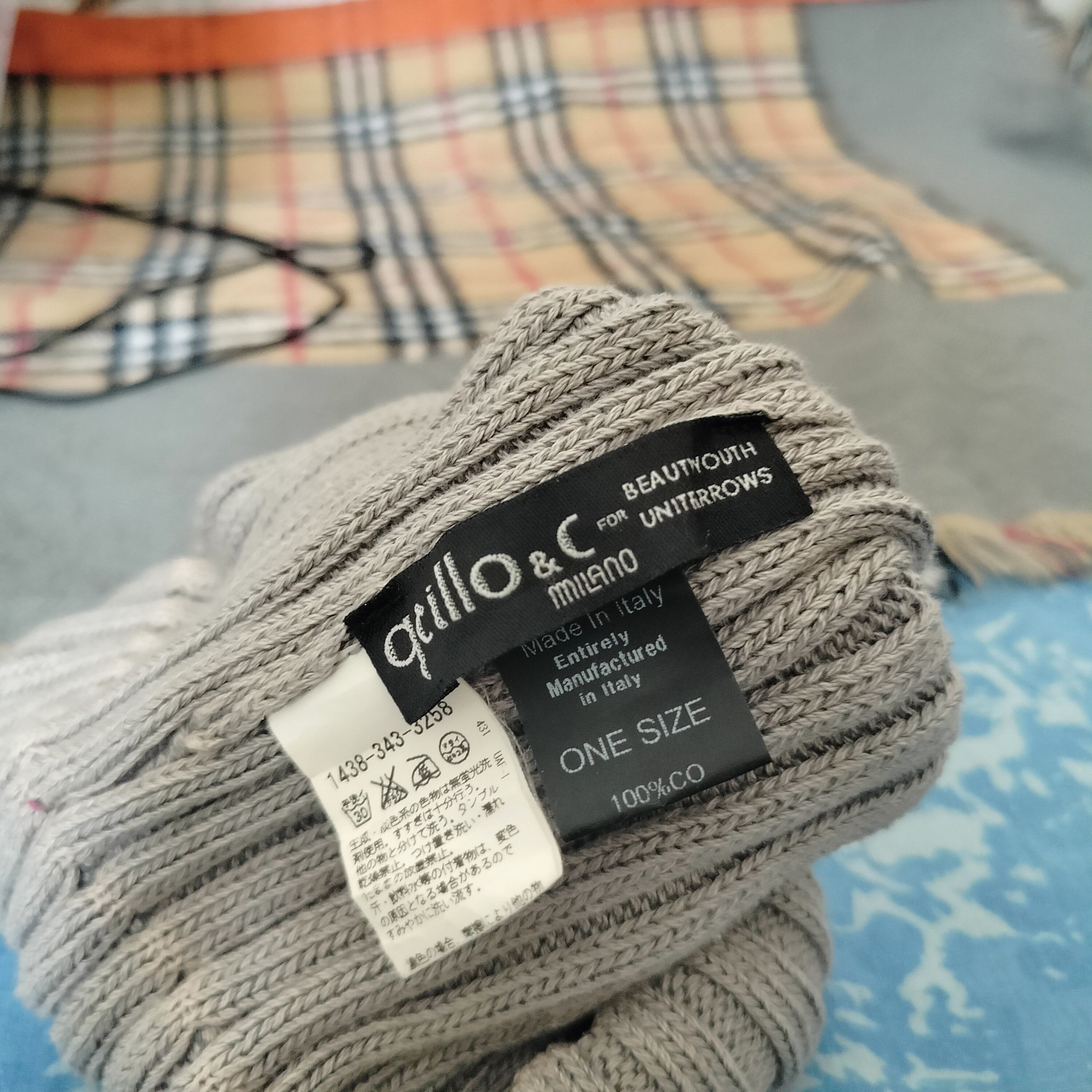 United Arrows Beauty & Youth United Arrow knitted beanie made in Italy Size ONE SIZE - 2 Thumbnail