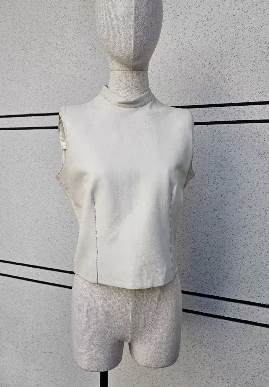 Ann Demeulemeester Ann demeulemeester leather vest Size S / US 4 / IT 40 - 1 Thumbnail