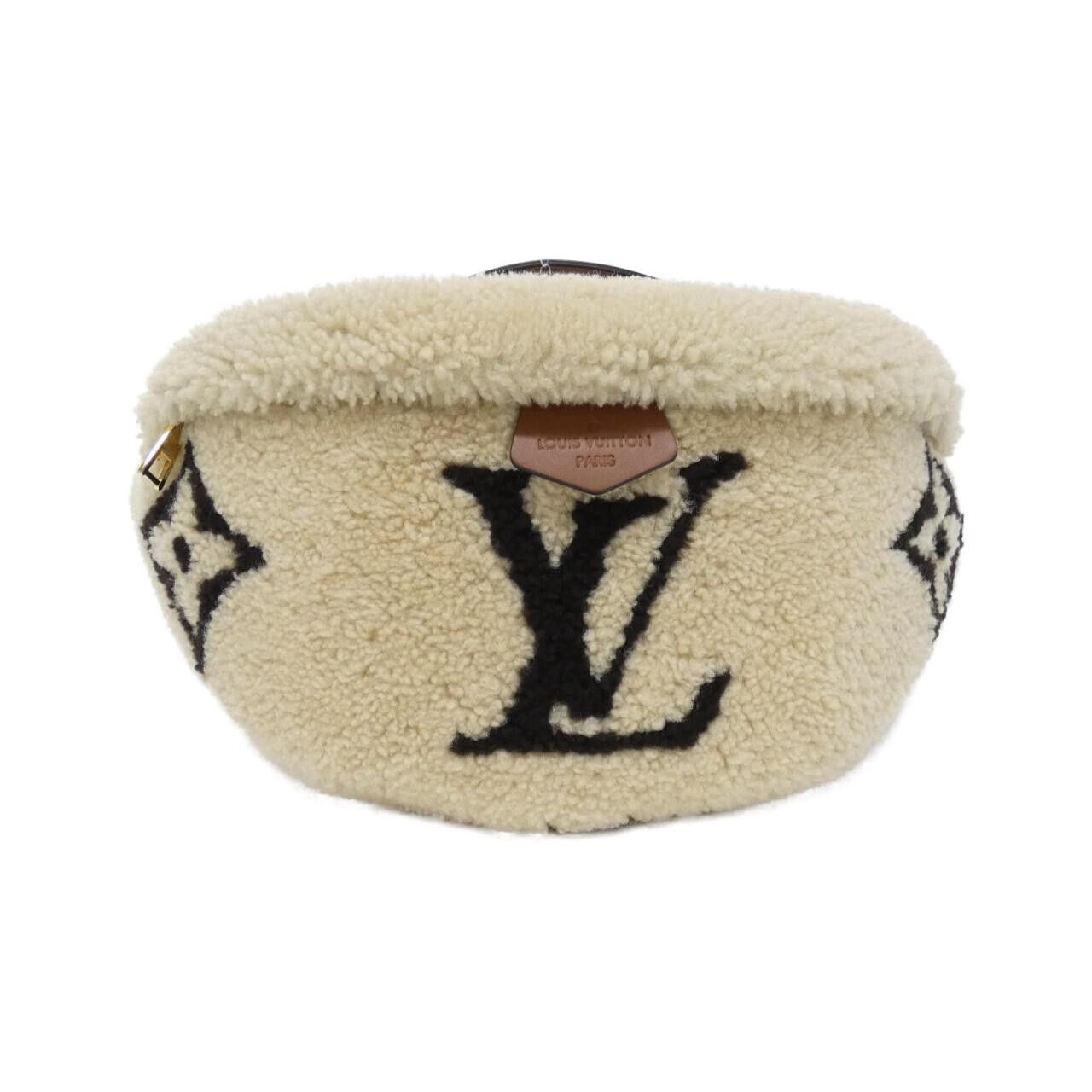 Louis Vuitton Louis Vuitton Louis Vuitton Monogram Shearling Bumbag Fur Belt Bag M55425 DUTY FREE for USA Size ONE SIZE - 1 Thumbnail