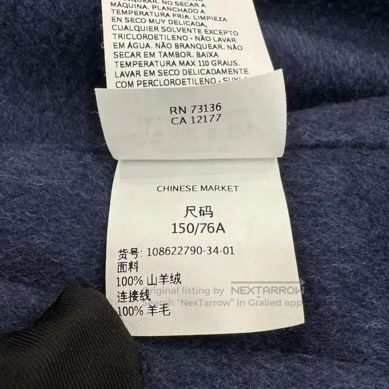 Max Mara MaxMara Navy Blue Cotton Women's Coat . Size S / US 4 / IT 40 - 8 Thumbnail