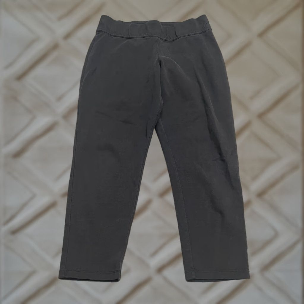 Liz Claiborne Liz Claiborne Pants Cropped Tapered Black Womens PM 31x24 Pull On Stretch Casual Modern 90s? Size 32" / US 10 / IT 46 - 1 Thumbnail