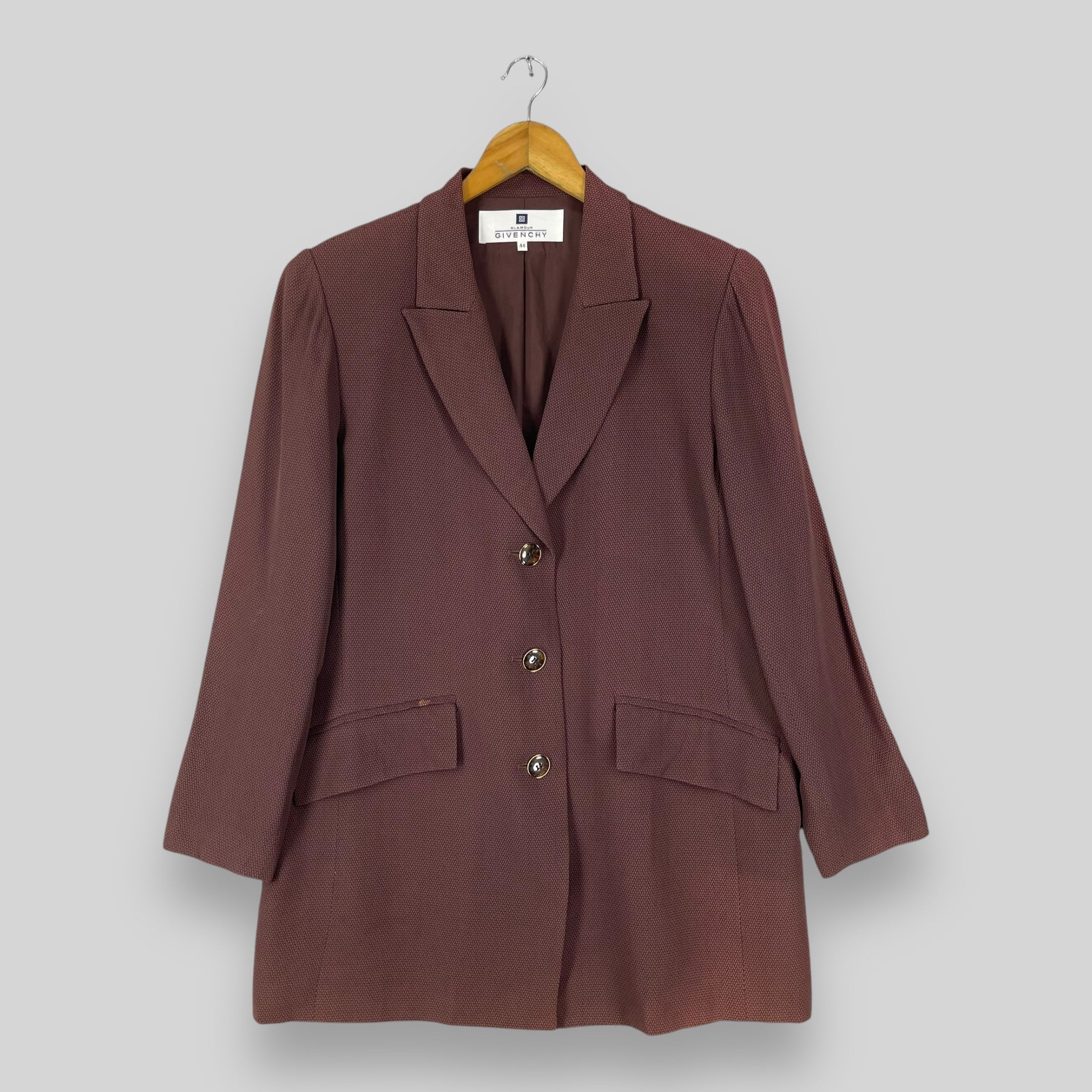 Givenchy Vintage 90's GIVENCHY Paris Sun Faded Blazer Style Jacket Size M / US 6-8 / IT 42-44 - 1 Thumbnail