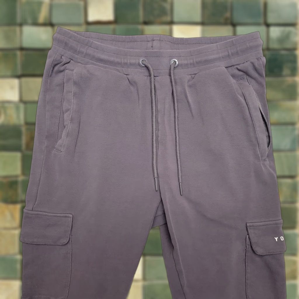 YoungLA VINTAGE YoungLA Pants Mens XL Gray Stretch Cargo Joggers Gym Fitness Streetwear Zip Leg Size US 36 / EU 52 - 1 Thumbnail