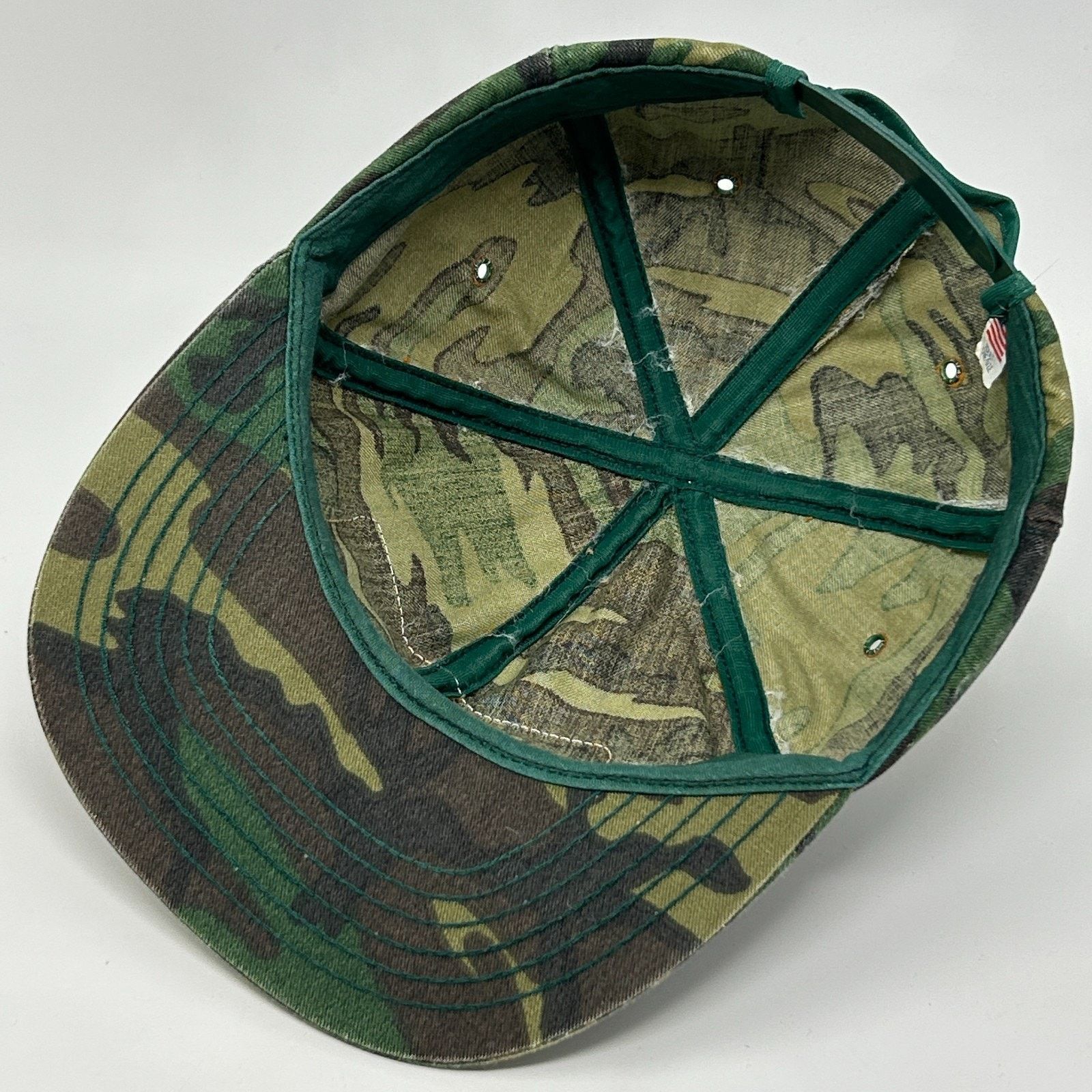 Vintage Vintage Levi Garrett Chewing Tobacco Hat Baseball Cap Camo Size ONE SIZE - 4 Thumbnail