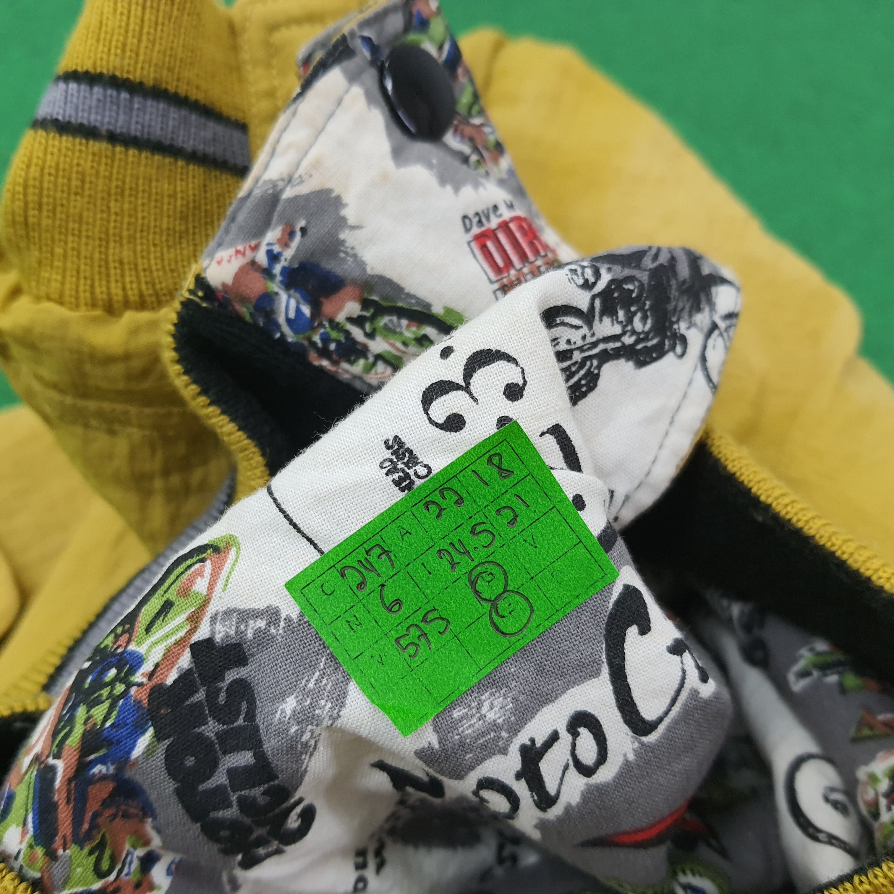 Japanese Brand Vintage Motor Cross Reversible Custom Honda Racing C247N6 Size US M / EU 48-50 / 2 - 8 Thumbnail