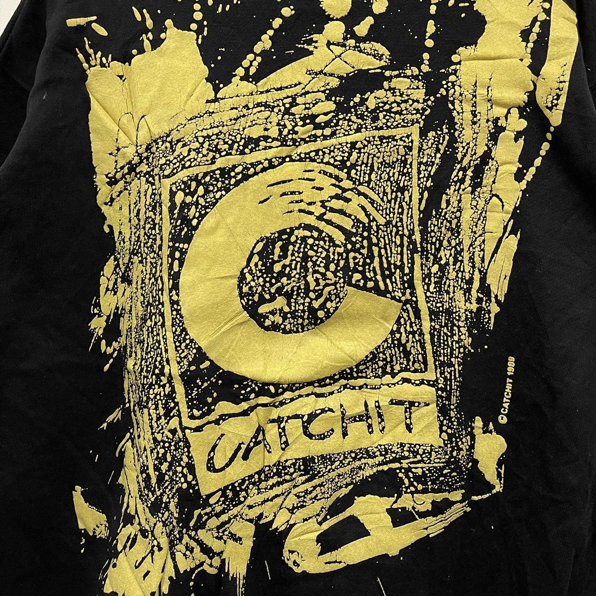 Vintage Vintage 80s CATCHIT surf sweatshirt pullover Size US L / EU 52-54 / 3 - 4 Thumbnail