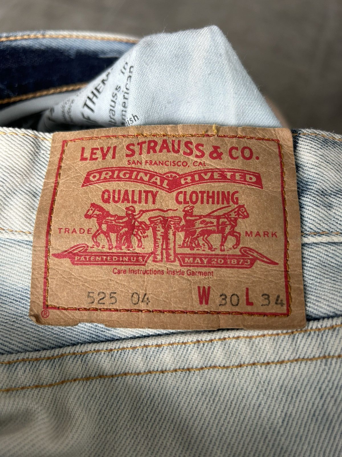 Levi's × Vintage LEVI’S Vintage 525 Faded Flare Jeans Y2K Avant garde 00s Size 30" / US 8 / IT 44 - 13 Thumbnail