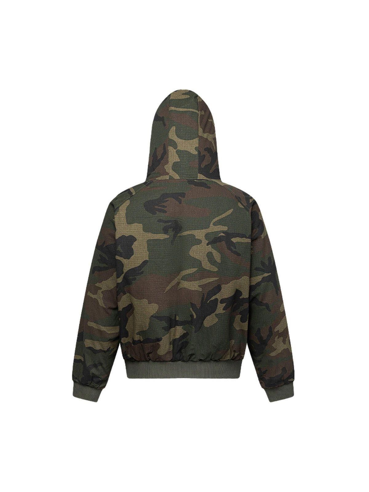 Other Camouflage Fleece Hooded Jacket Size US L / EU 52-54 / 3 - 9 Thumbnail