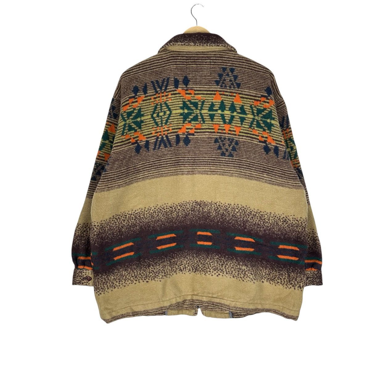 Native SEA DRAGON NAVAJO WOOL JACKET LIKE PENDLETON Size US L / EU 52-54 / 3 - 11 Thumbnail