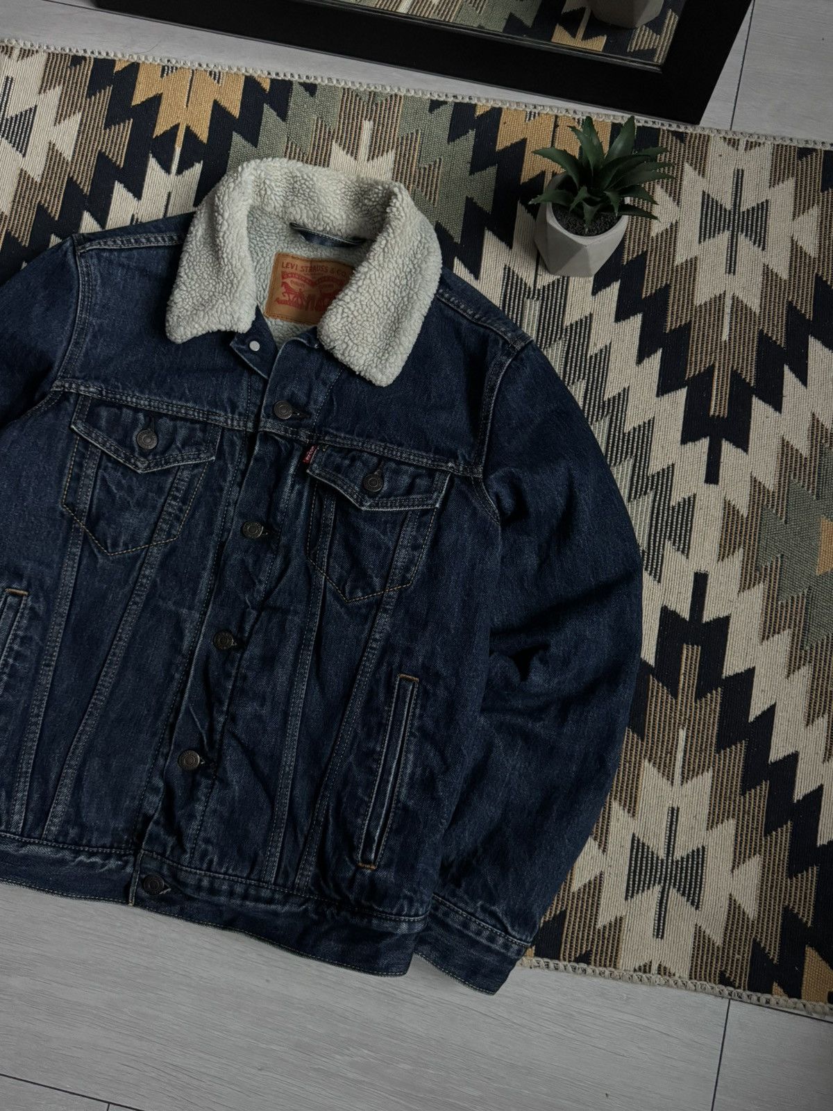 Levi's Vintage Levi’s Denim Sherpa Size US S / EU 44-46 / 1 - 4 Thumbnail