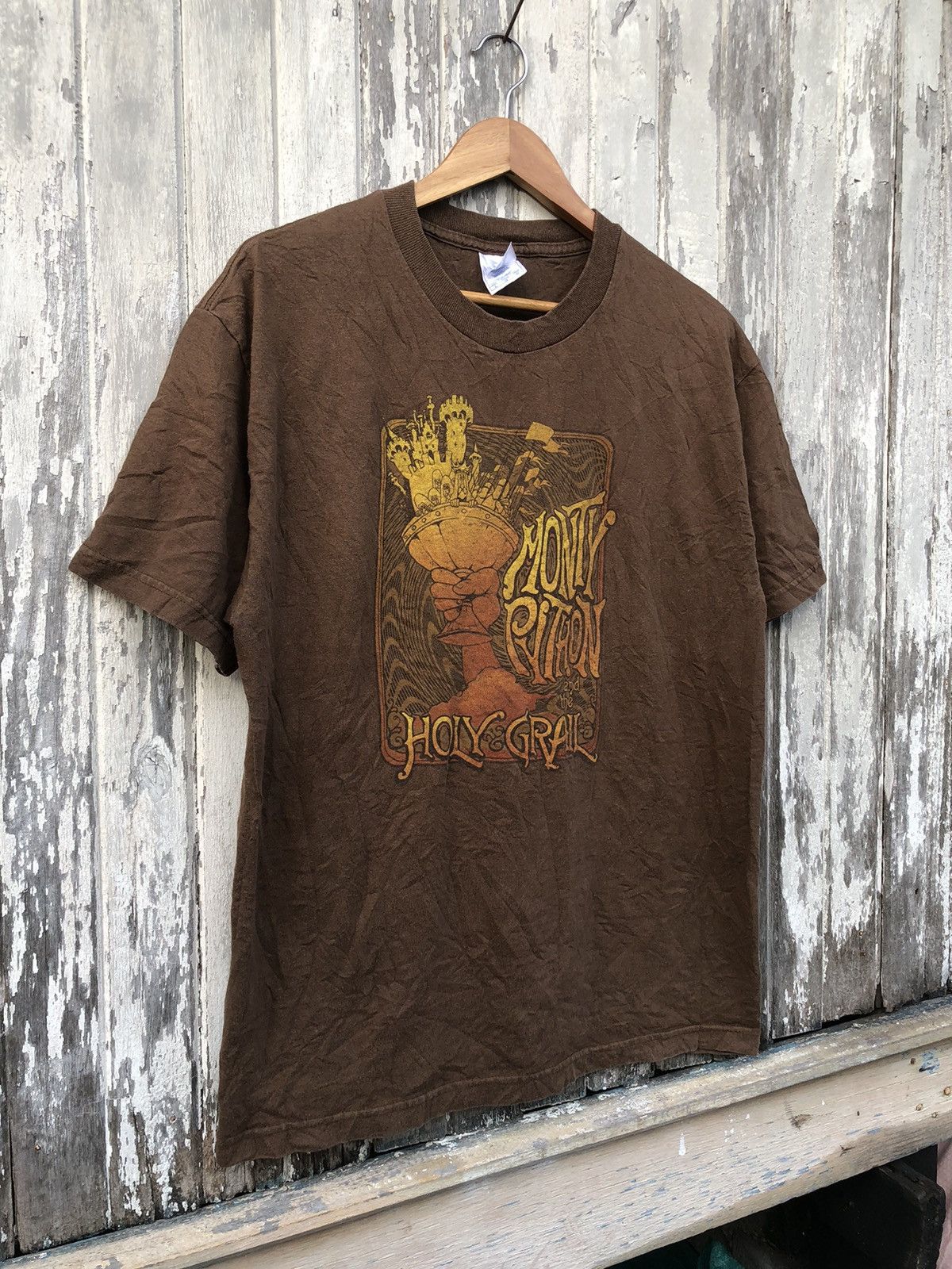 Vintage Vintage Y2K Monty Python And The Holy Grail Movie Tee Size US L / EU 52-54 / 3 - 5 Thumbnail