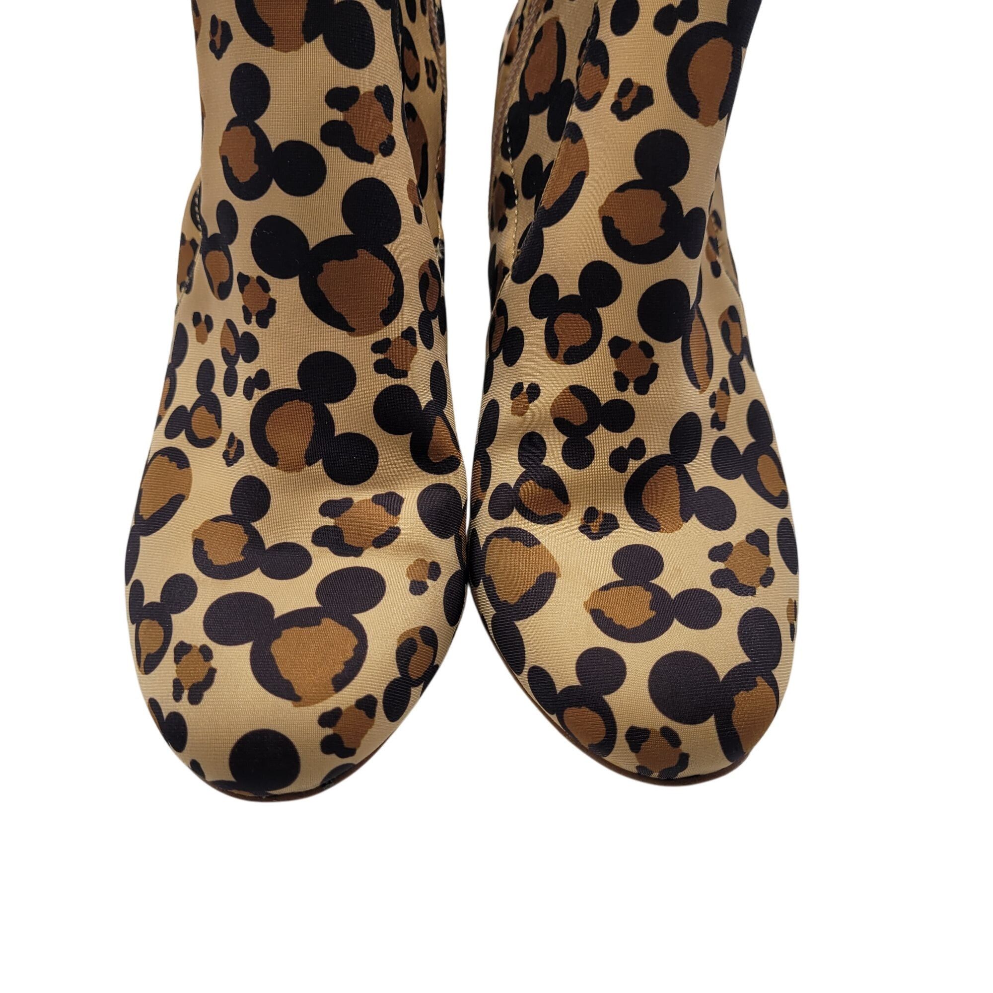 Aldo × Disney Disney X Aldo Step In Magic Leopard Chunky Heel Sock Bootie Size US 6 / IT 36 - 6 Thumbnail