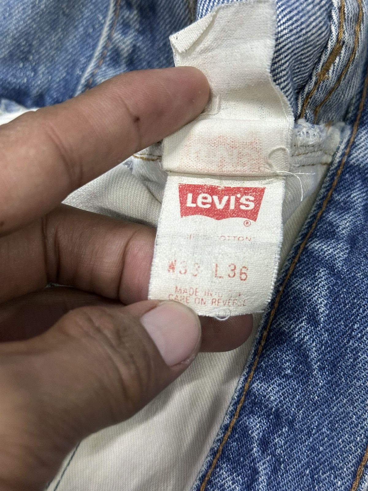 Levi's Distress Vintage Levis Big E 90s . Size US 32 / EU 48 - 16 Thumbnail