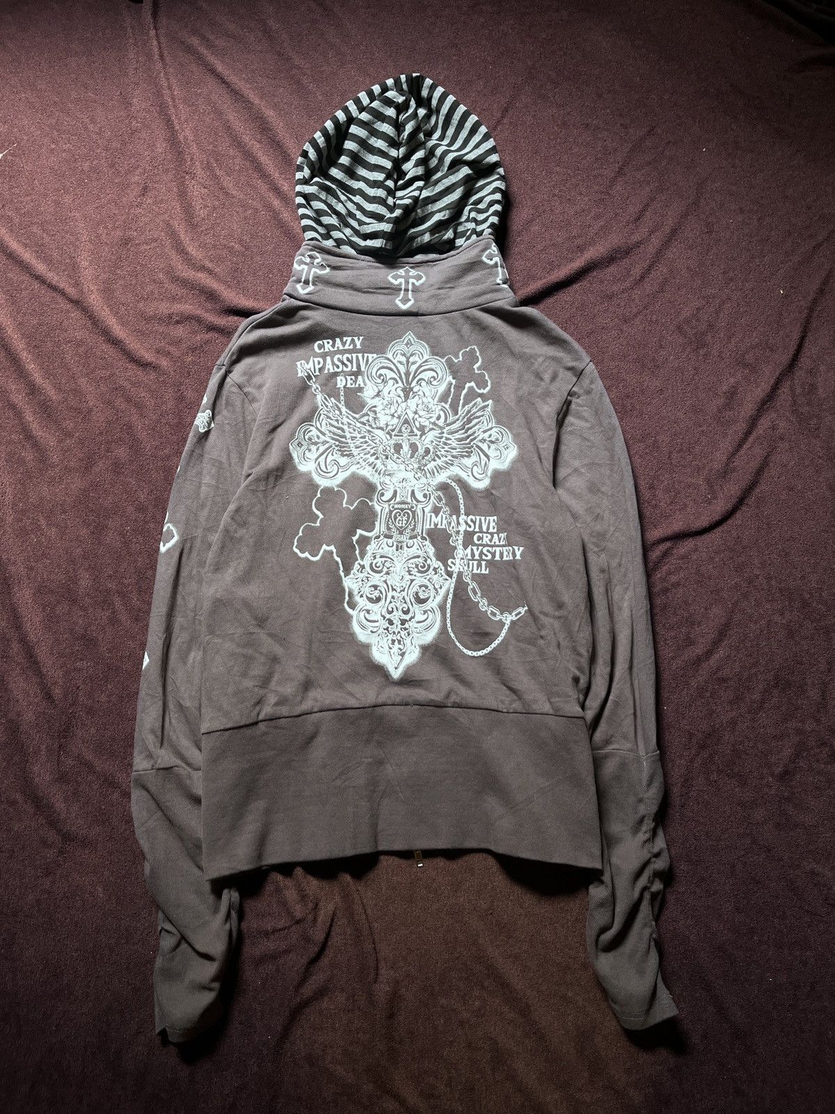 Japanese Brand JAPANESE IMPASSIVE CRAZY MYSTERY SKULL CROSS Size US L / EU 52-54 / 3 - 4 Thumbnail