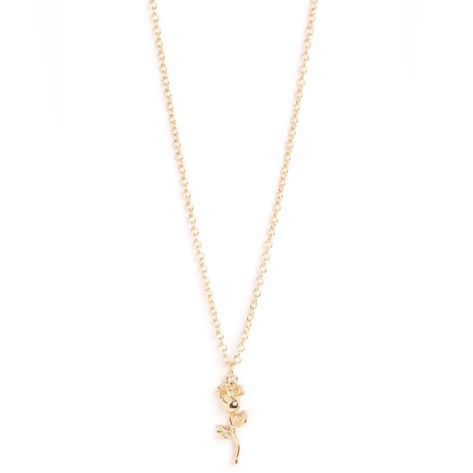 Other FASHION NOVA Rose To The Occasion Gold Necklace NWT Size ONE SIZE - 2 Thumbnail