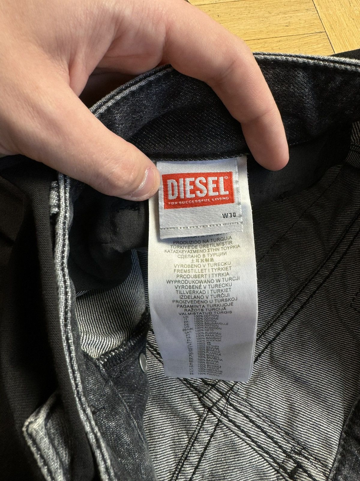 Diesel DIESEL D-RISE OHLAB JEANS Size US 30 / EU 46 - 11 Thumbnail