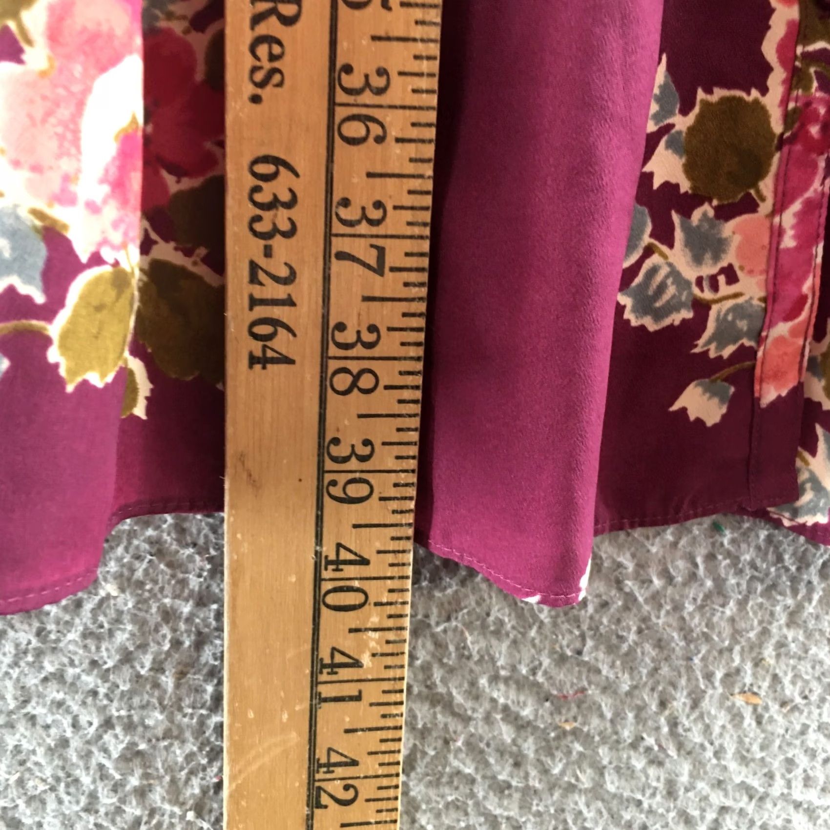 American Eagle Outfitters American Eagle Outfitters Dress Womens 6 Purple Floral Print A-Line Spaghetti Strap Sleeveless Casual Fit & Flare Knee Length Ladies Size M / US 6-8 / IT 42-44 - 6 Thumbnail