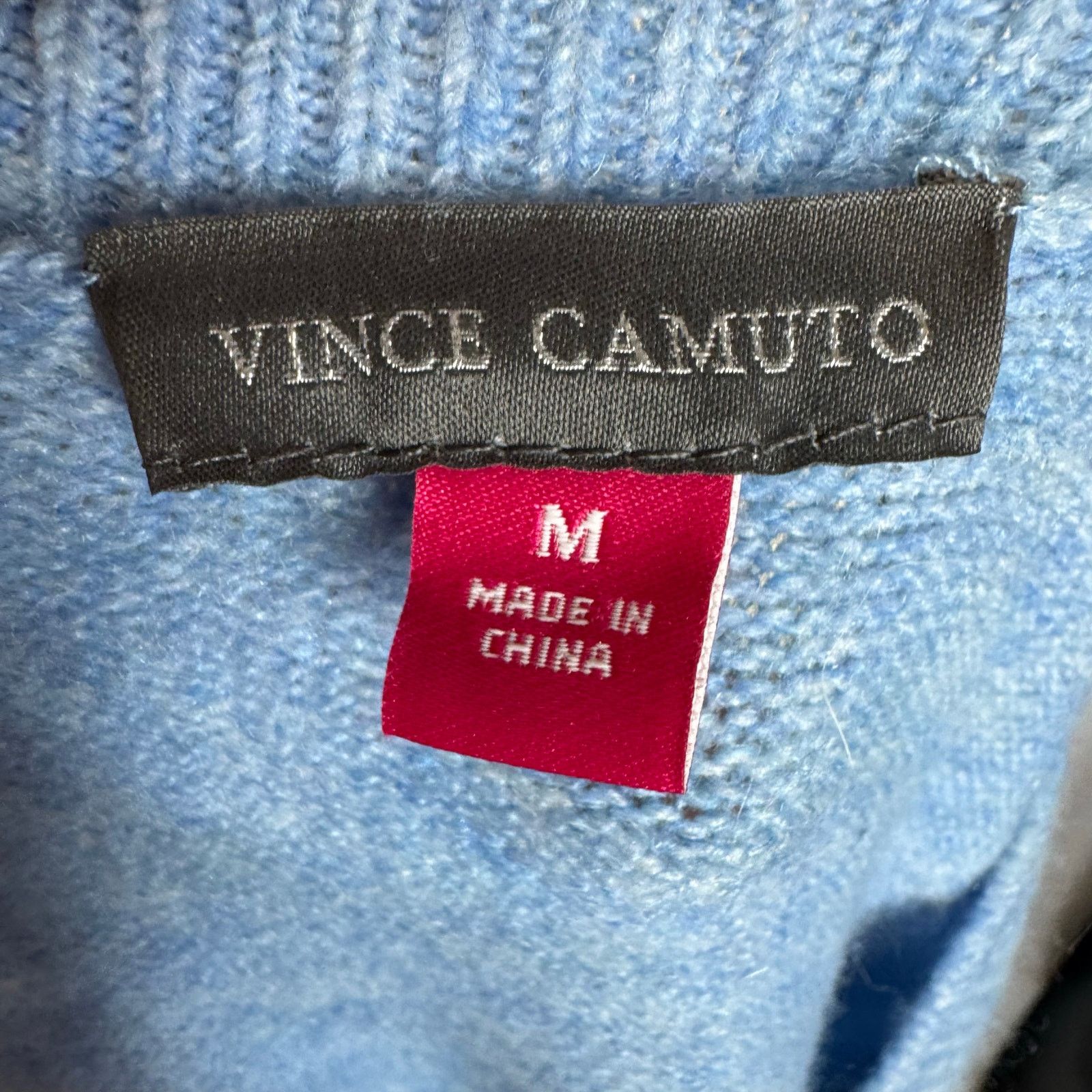 Vince Camuto Vince Camuto Blue Crewneck M Oversized Sweater Preppy Cozy Size M / US 6-8 / IT 42-44 - 4 Thumbnail