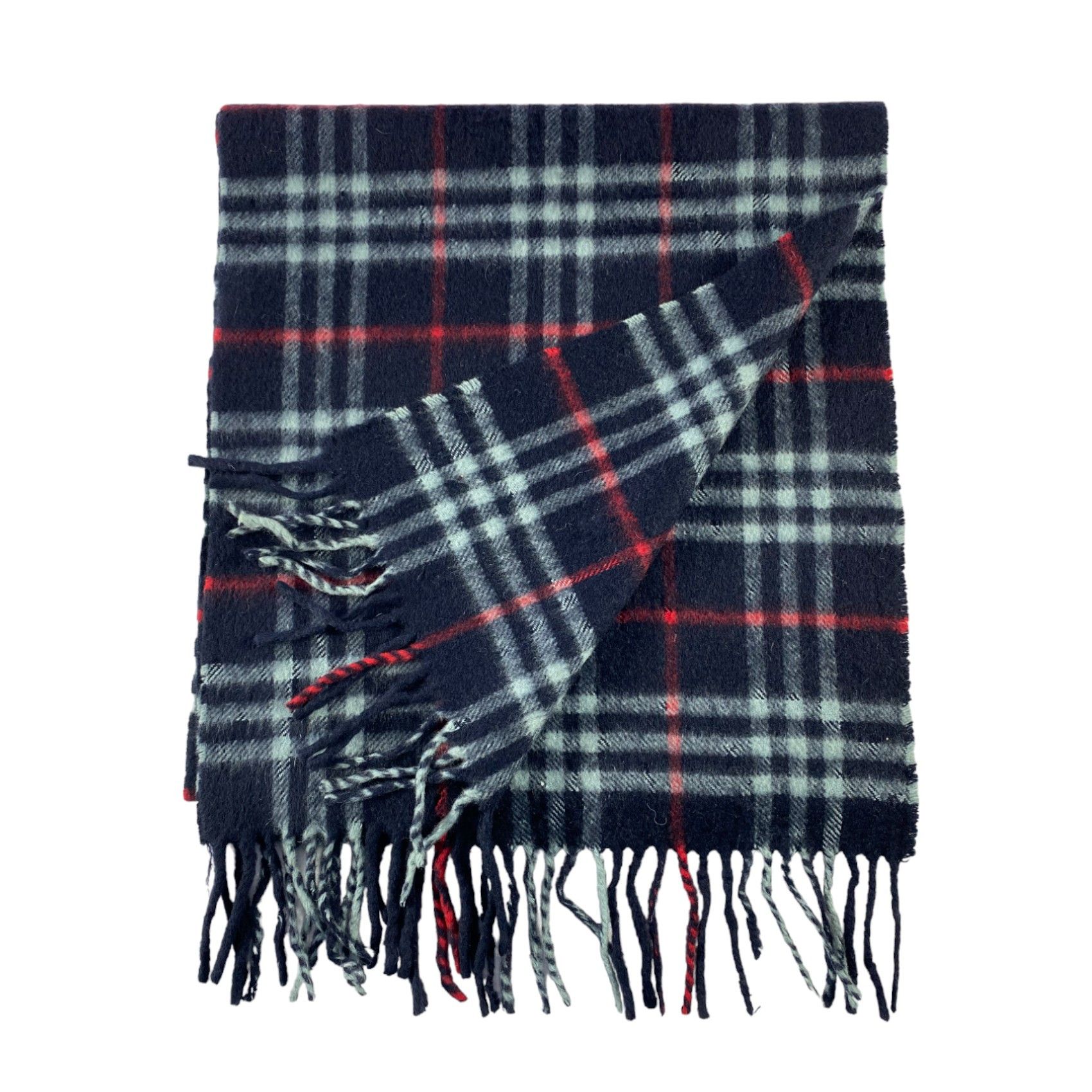 Burberry × Vintage Burberry Scarf / Muffler / Neckwear - WW1662 Size ONE SIZE - 8 Thumbnail