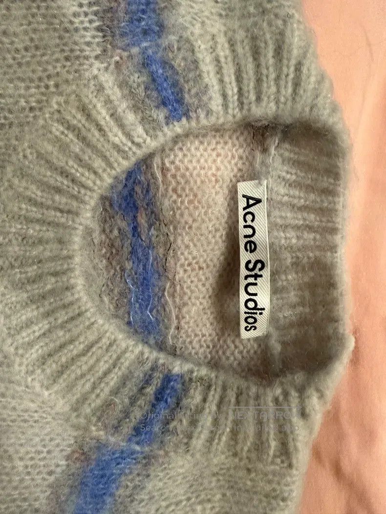 Acne Studios Acne Studios Mohair Striped Sweater, Oversize Fit Size US S / EU 44-46 / 1 - 4 Thumbnail