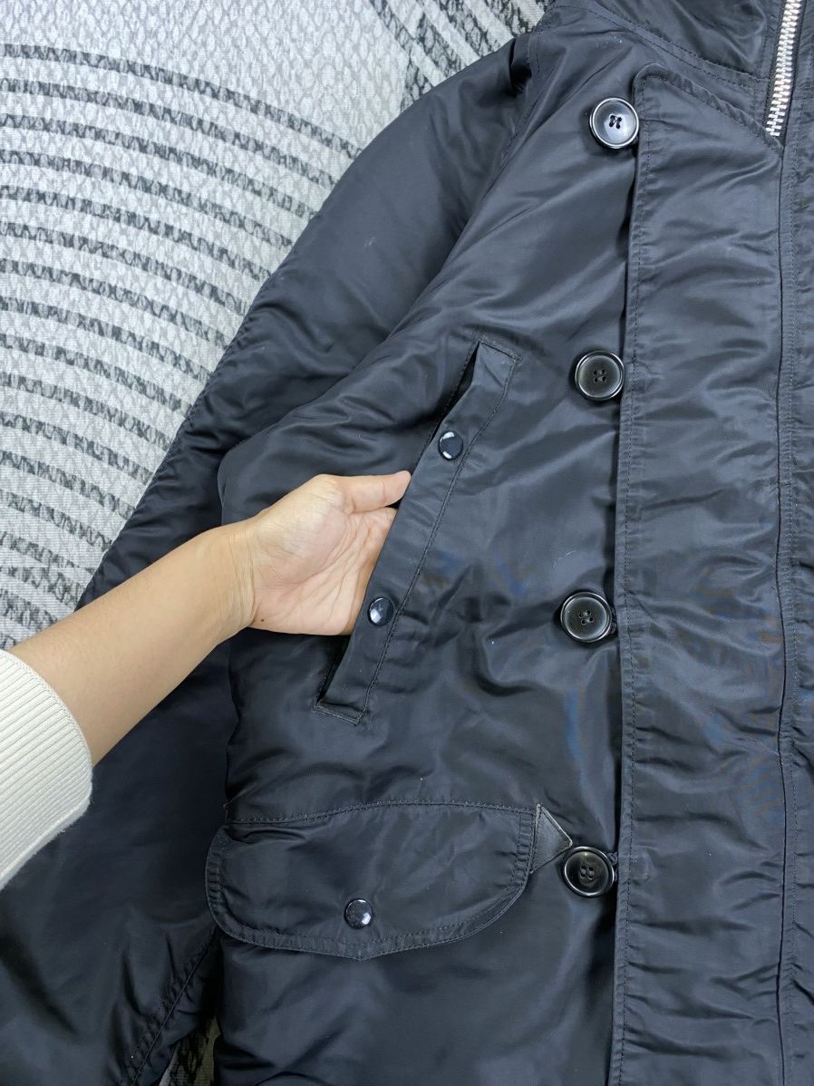 Alpha Industries Vintage Alpha Industries Premium Black Parka Jacket Size US XL / EU 56 / 4 - 9 Thumbnail