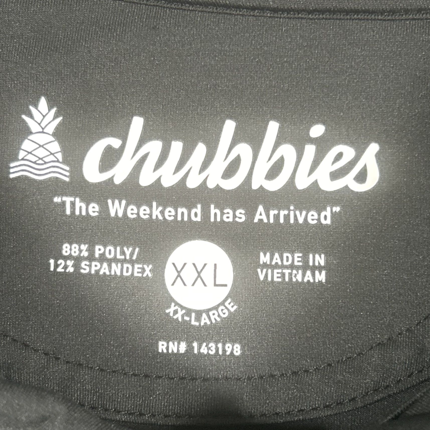Chubbies Chubbies Polo Mens 2XL Black Palm Trees Performance Stretch Golf Tennis Short Sleeve Collared Shirt Size US XXL / EU 58 / 5 - 4 Thumbnail