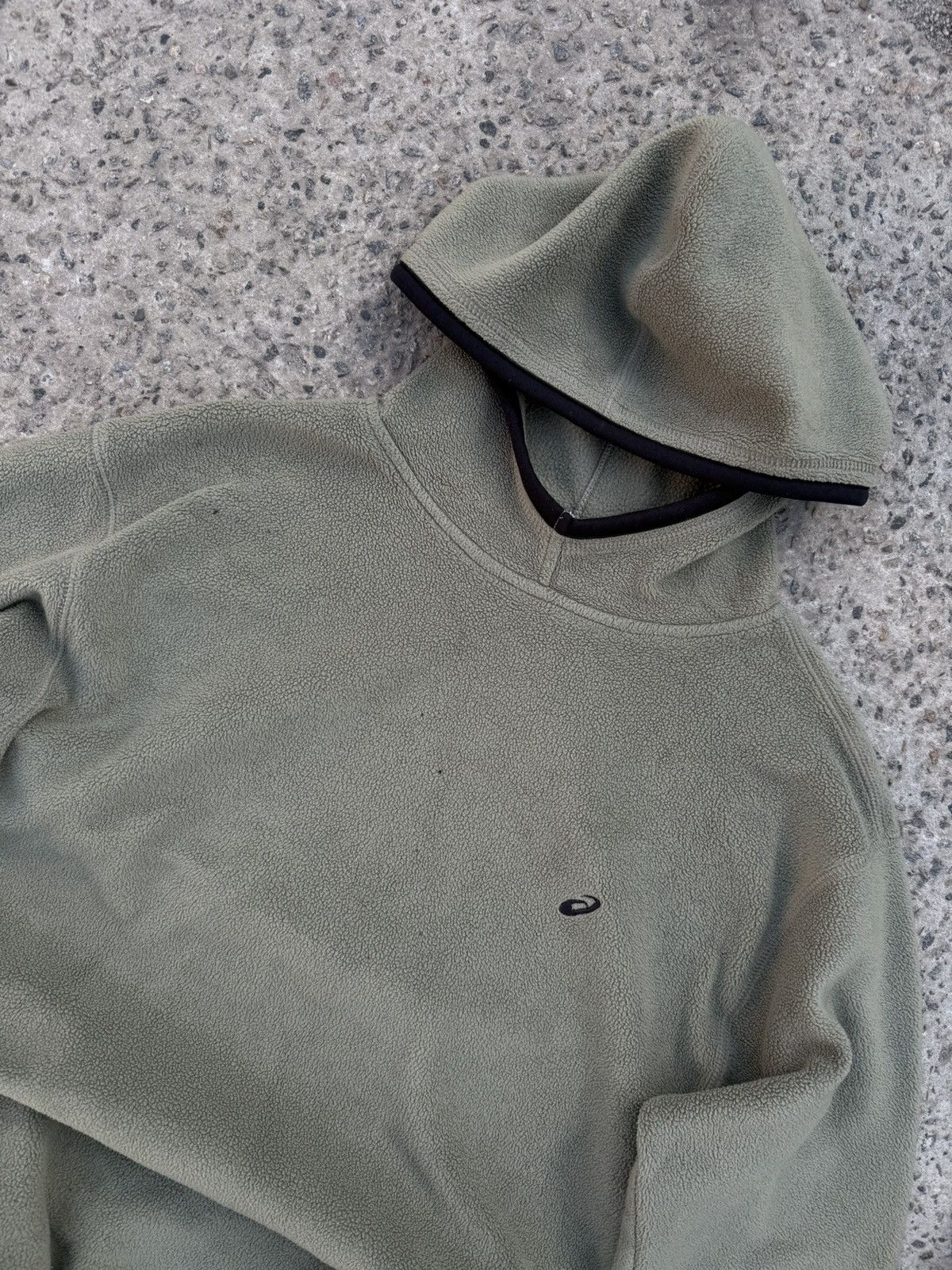 Asics VINTAGE Y2K RARE ASICS DEEP NINJA FLEECE GORPCORE SK8 HOODIE Size US M / EU 48-50 / 2 - 10 Thumbnail