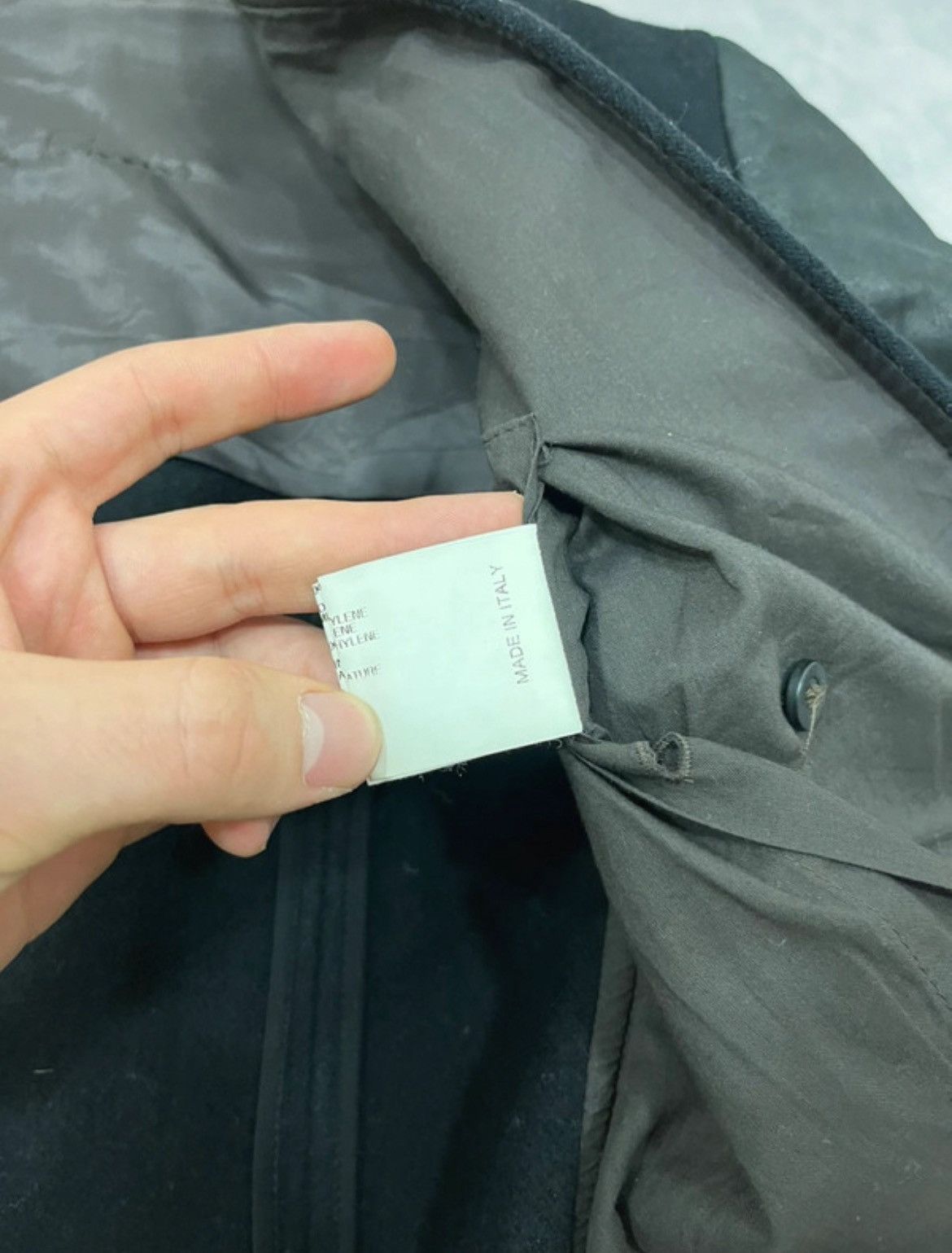 Rick Owens Rick Owens Avant Garde Wool & Leather Sleeve Jacket Size M / US 6-8 / IT 42-44 - 19 Thumbnail