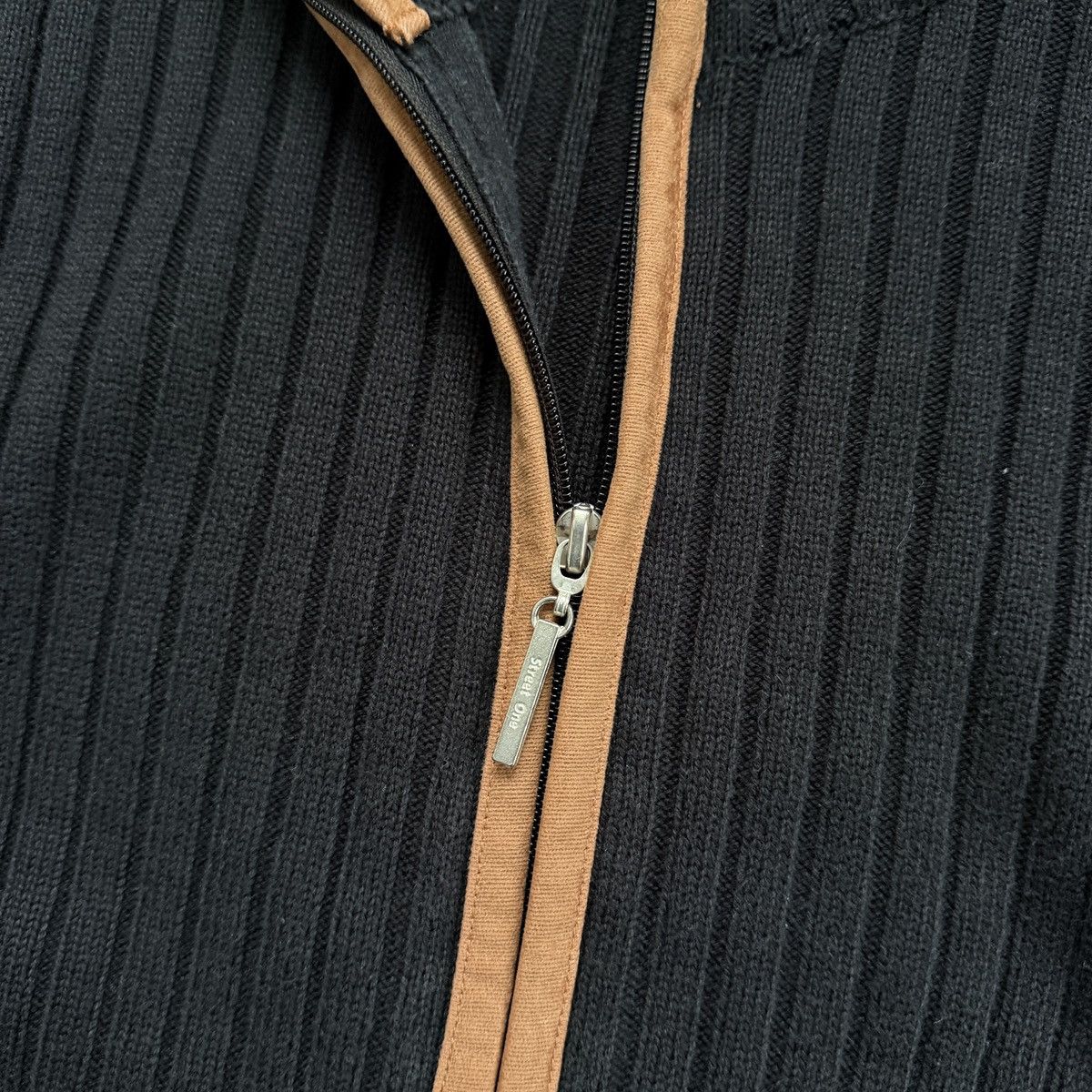 Japanese Brand × Vintage Vintage Y2K Street One Stripe Zip Sweater Size S / US 4 / IT 40 - 5 Thumbnail